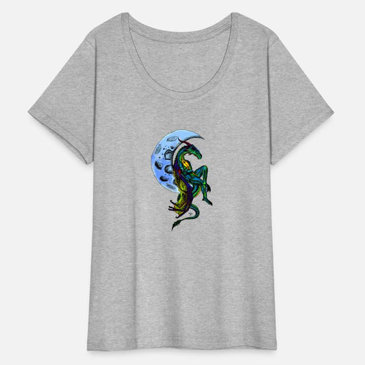 Dragon Sleeping On a Crescent Moon