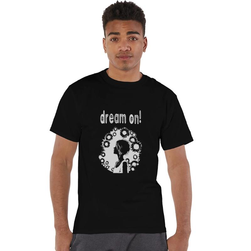 Dream on, get inspired! White vector