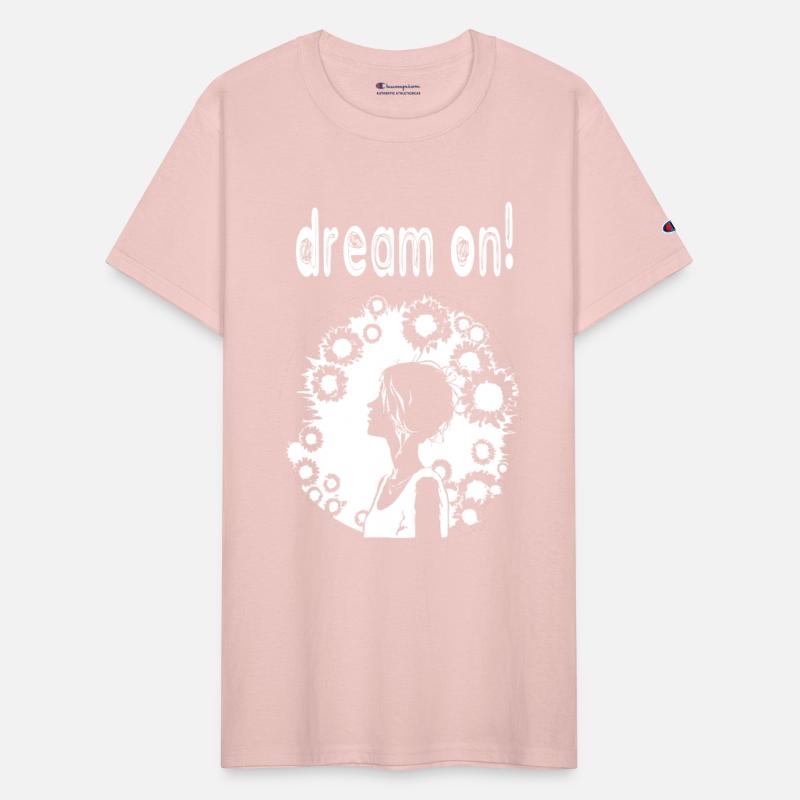 Dream on, get inspired! White vector