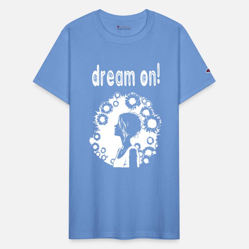 Dream on, get inspired! White vector