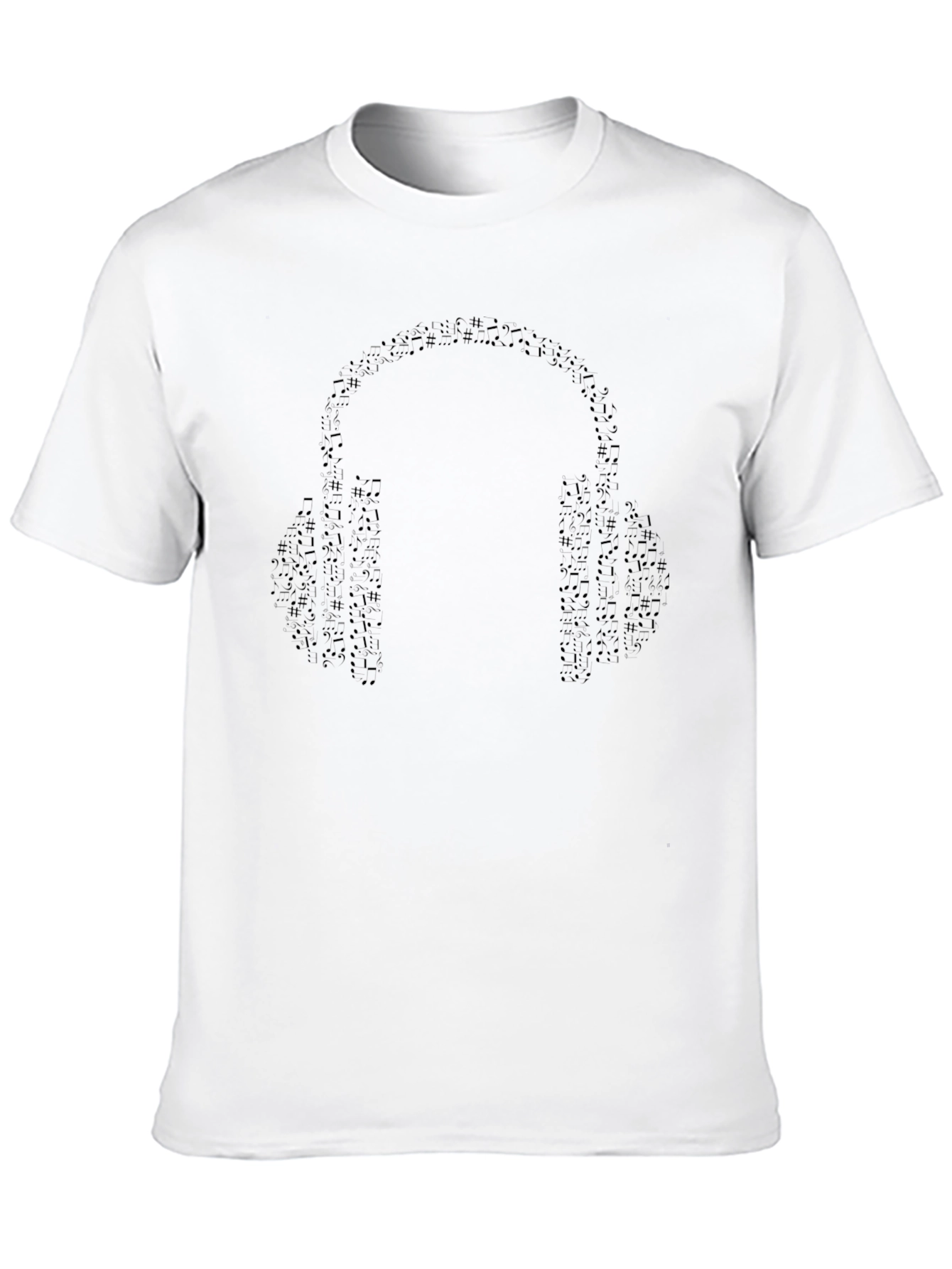 Musical Headphones Graphic T-Shirt
