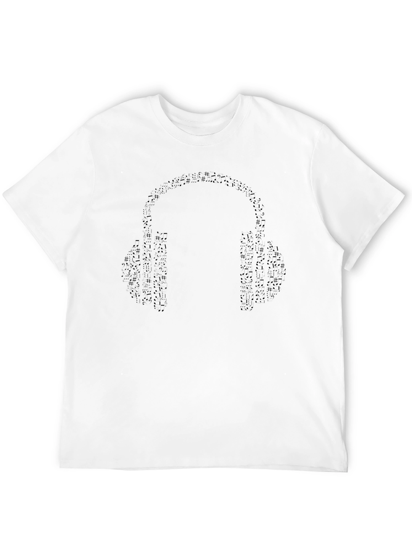 Musical Headphones Graphic T-Shirt