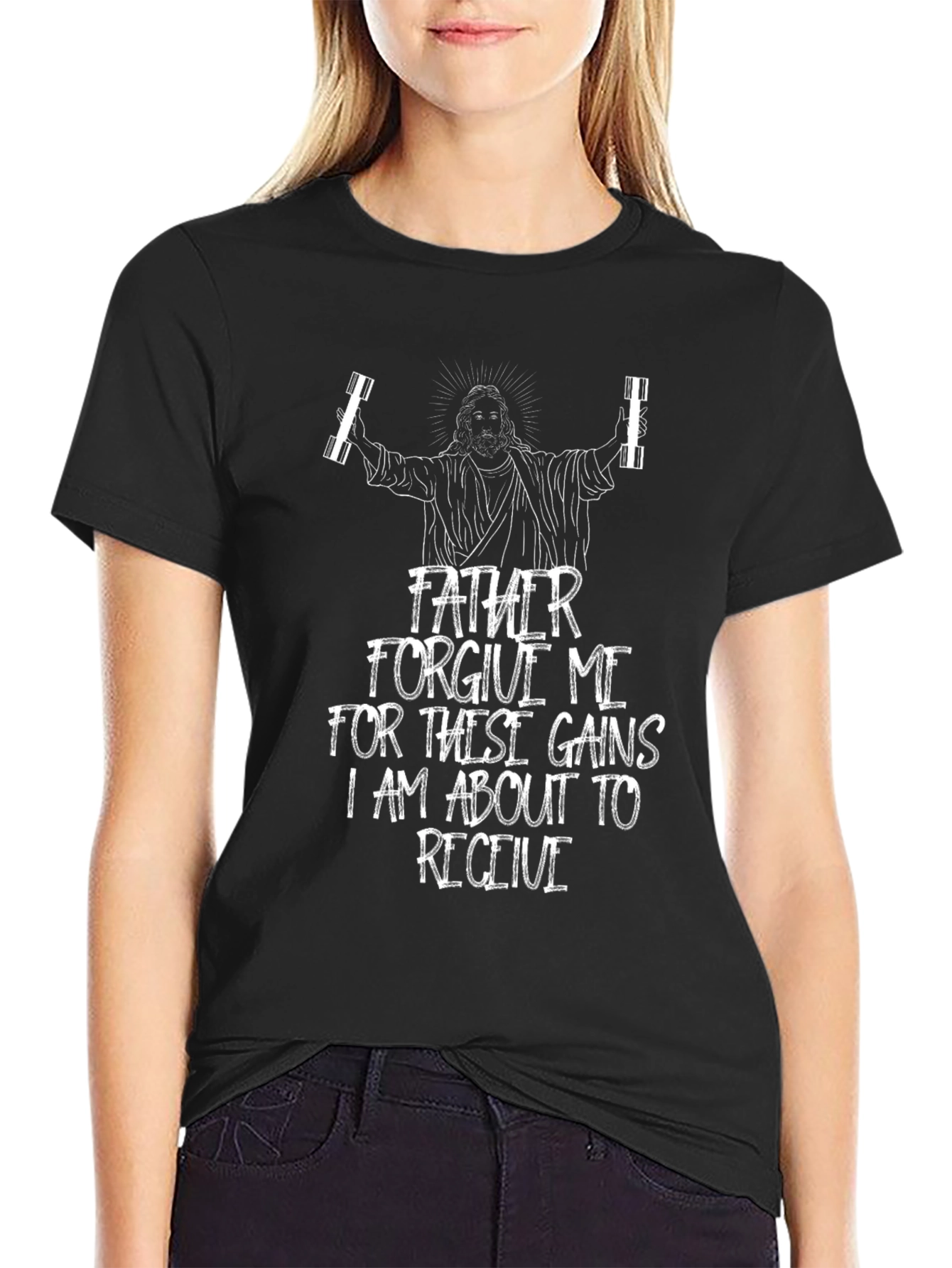 Father Forgive Me Gains Graphic T-Shirt