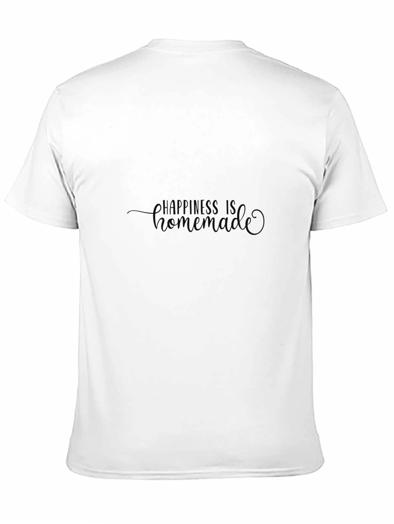 Happiness Is Homemade Black T-Shirt