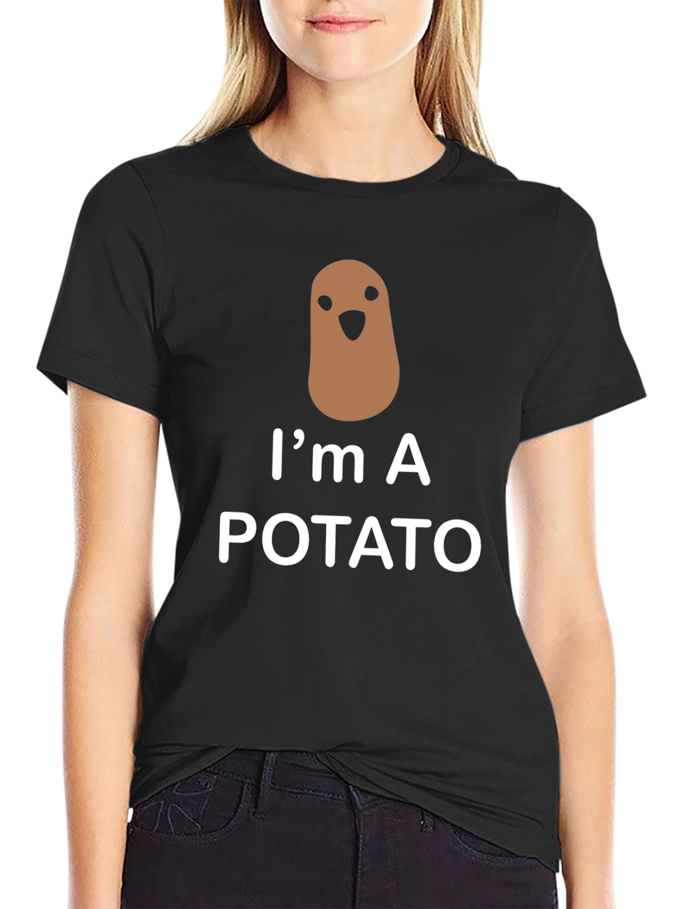Funny Im a Potato Graphic T-Shirt