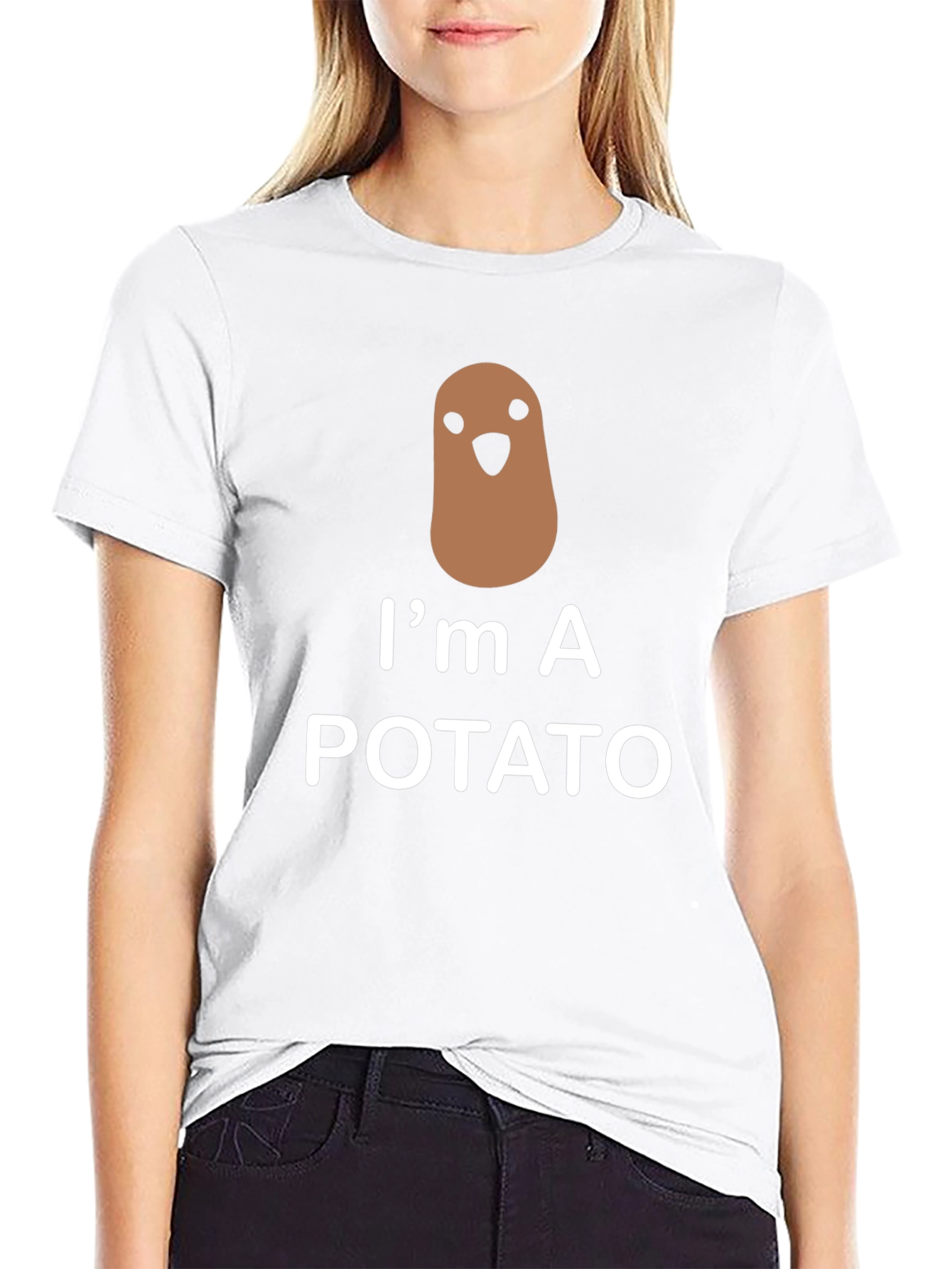 Funny Im a Potato Graphic T-Shirt