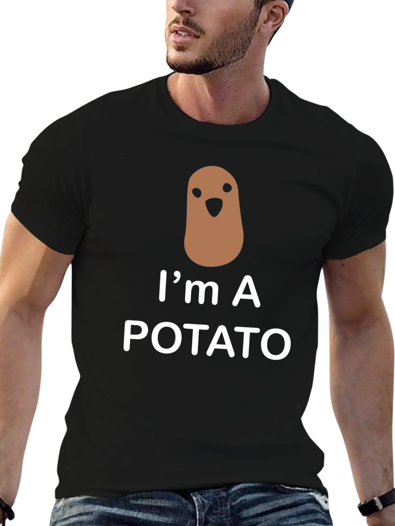 Funny Im a Potato Graphic T-Shirt