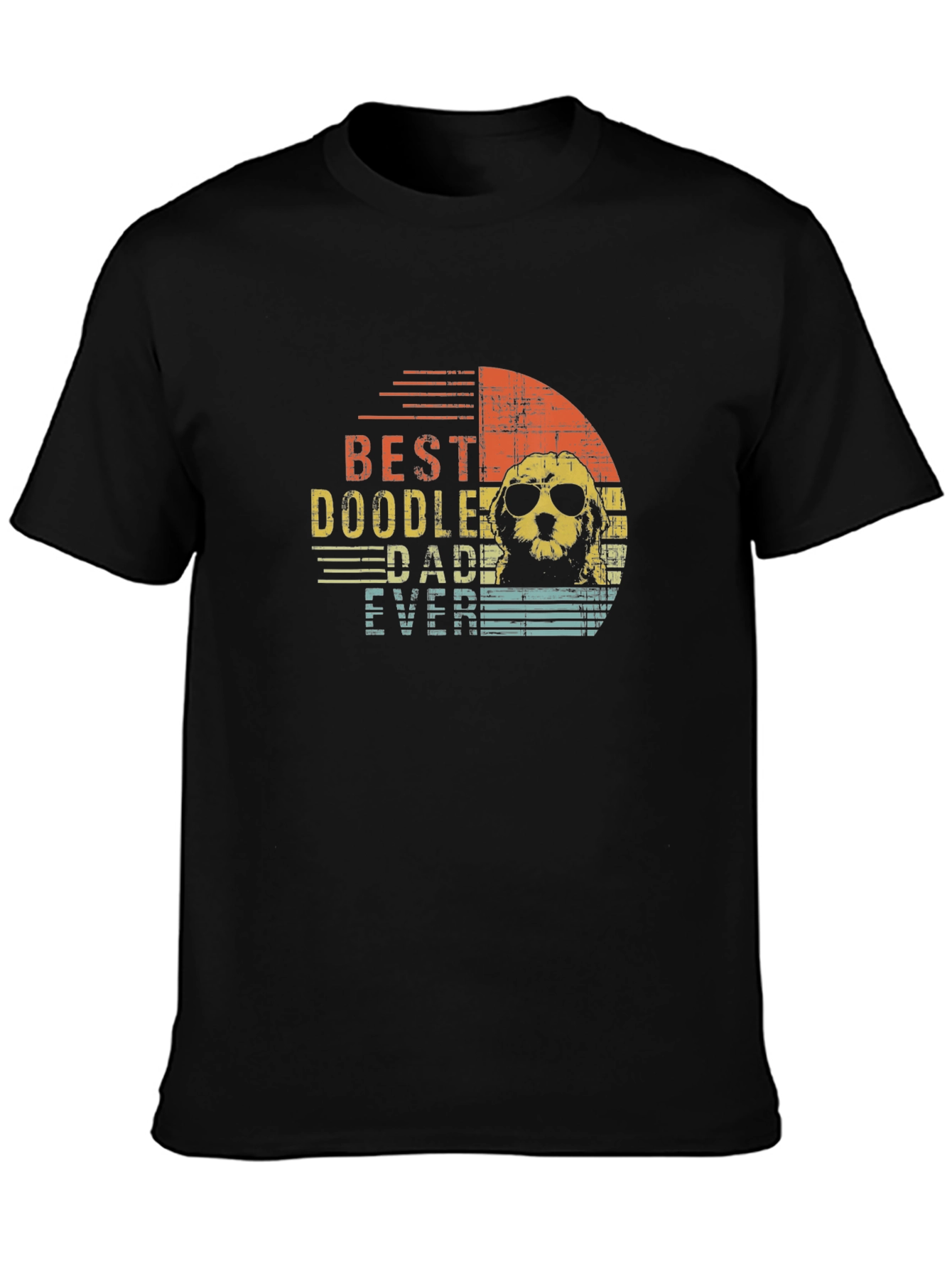 Best Doodle Dad Ever T-Shirt - Novelty Graphic Tee