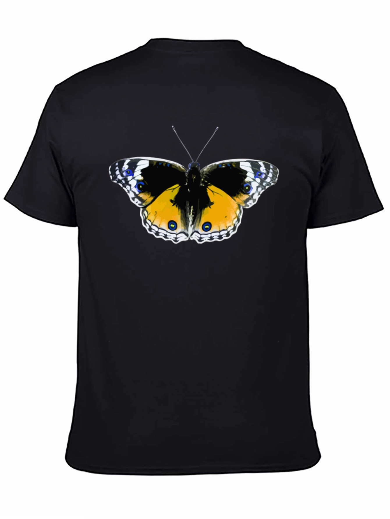 Butterfly Graphic Black T-Shirt