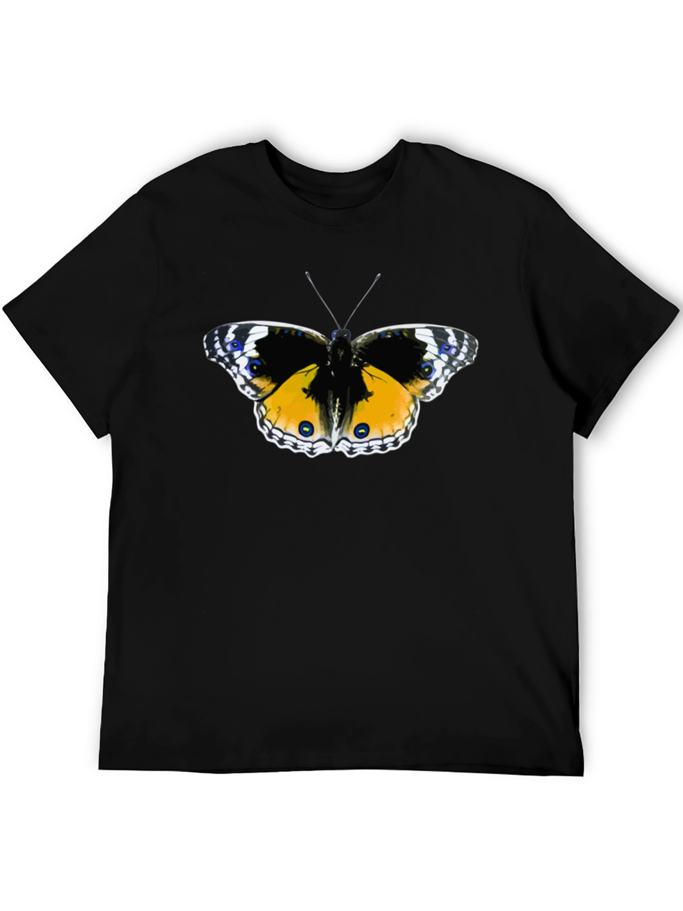 Butterfly Graphic Black T-Shirt