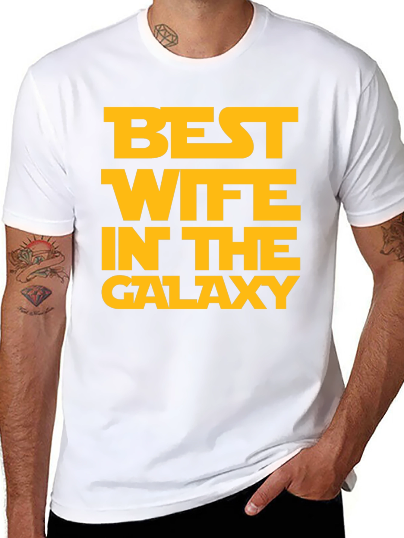 Best Wife in the Galaxy Mens T-Shirt