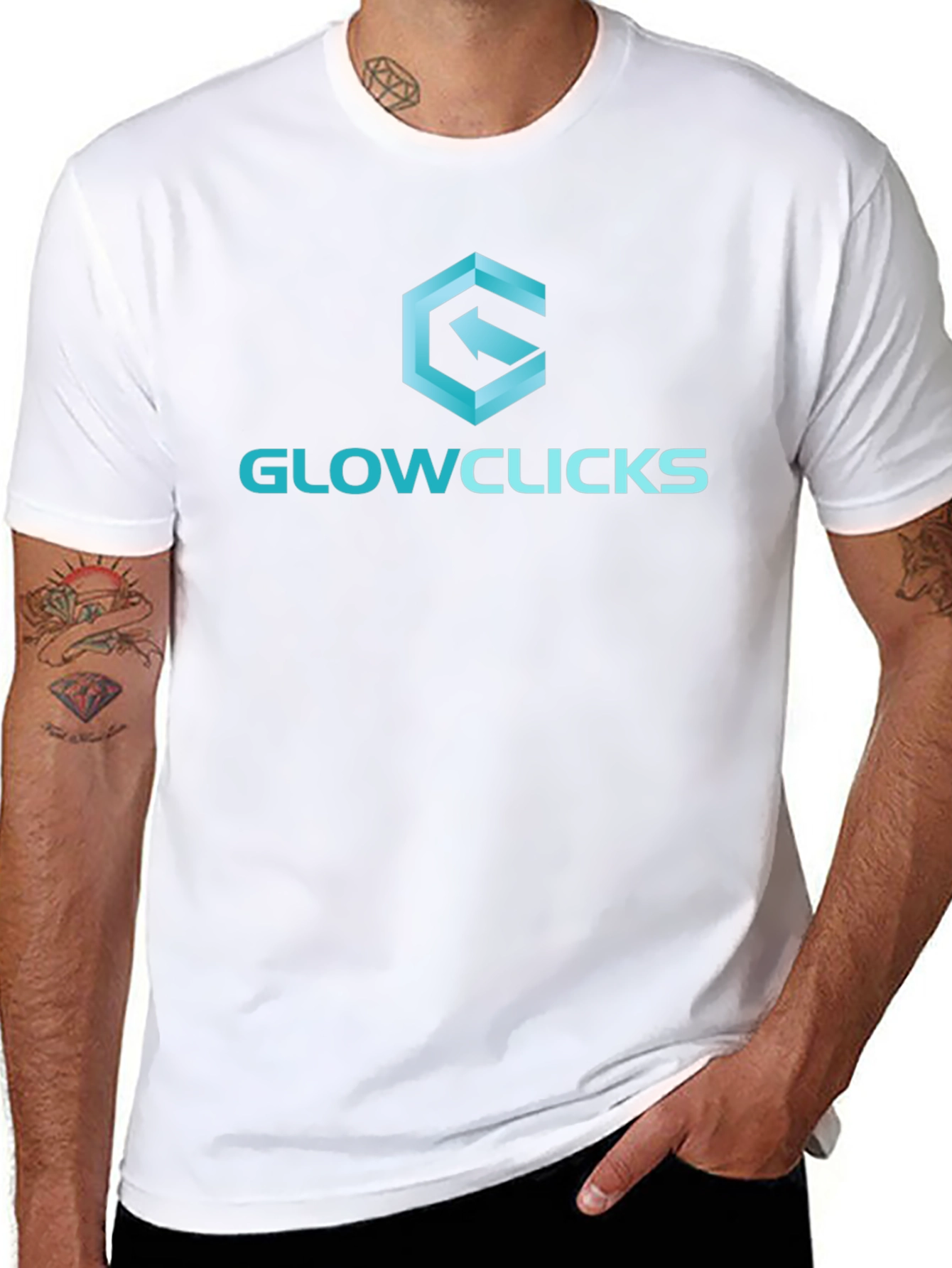 GlowClicks Graphic T-Shirt - Modern Design Comfortable Fit