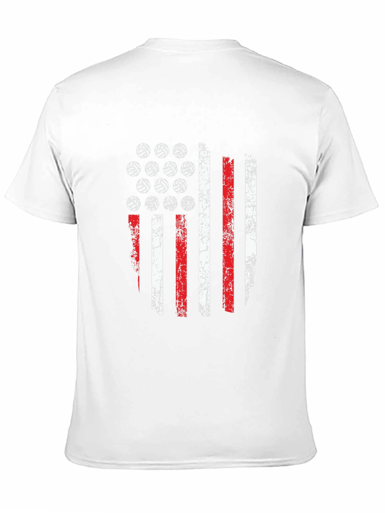 Volleyball American Flag T-Shirt