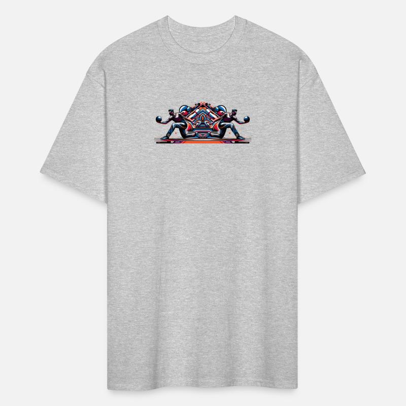 Dynamic, colorful bowlers in action