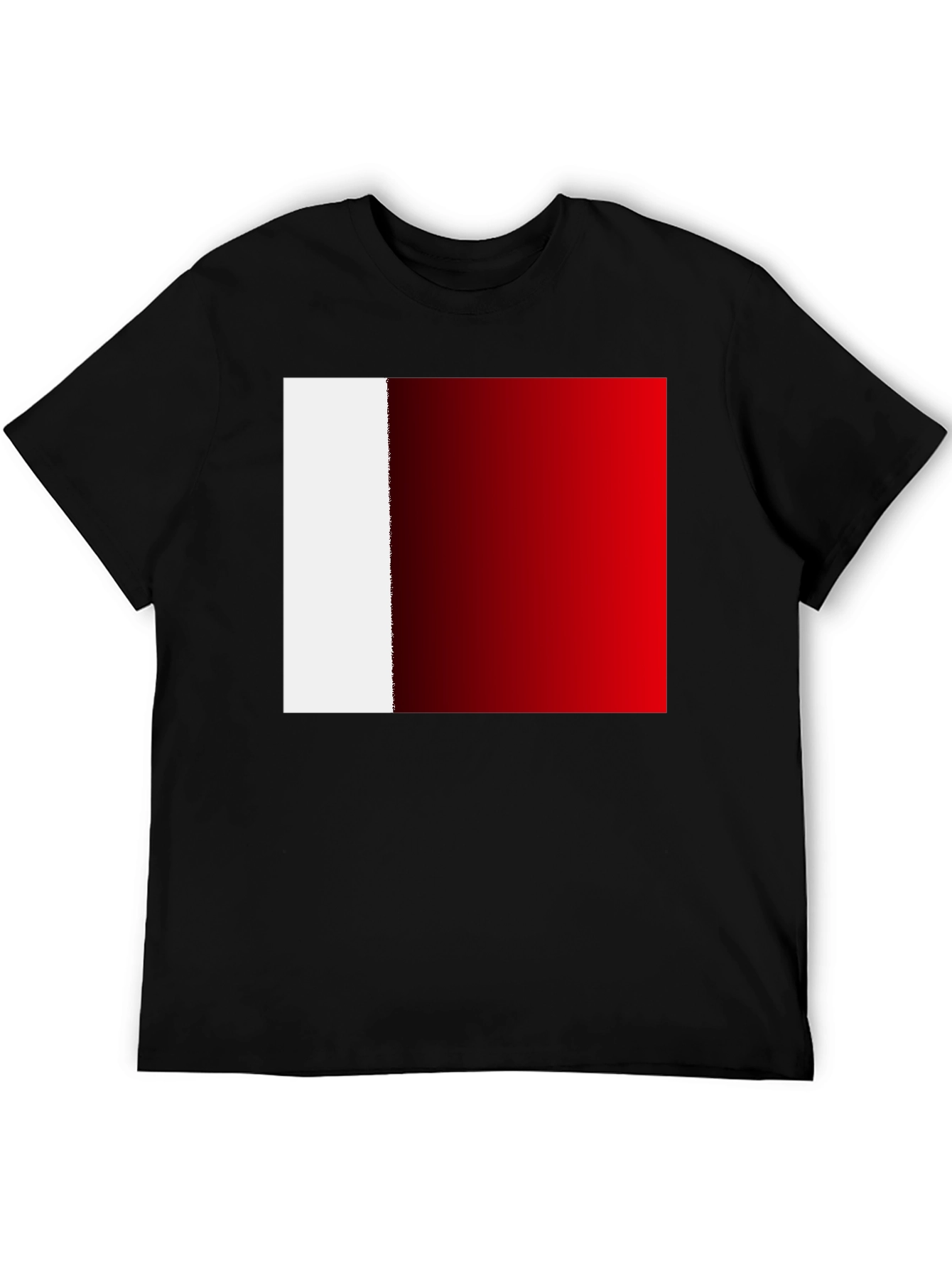 Modern UAE Flag Graphic T-Shirt - Black