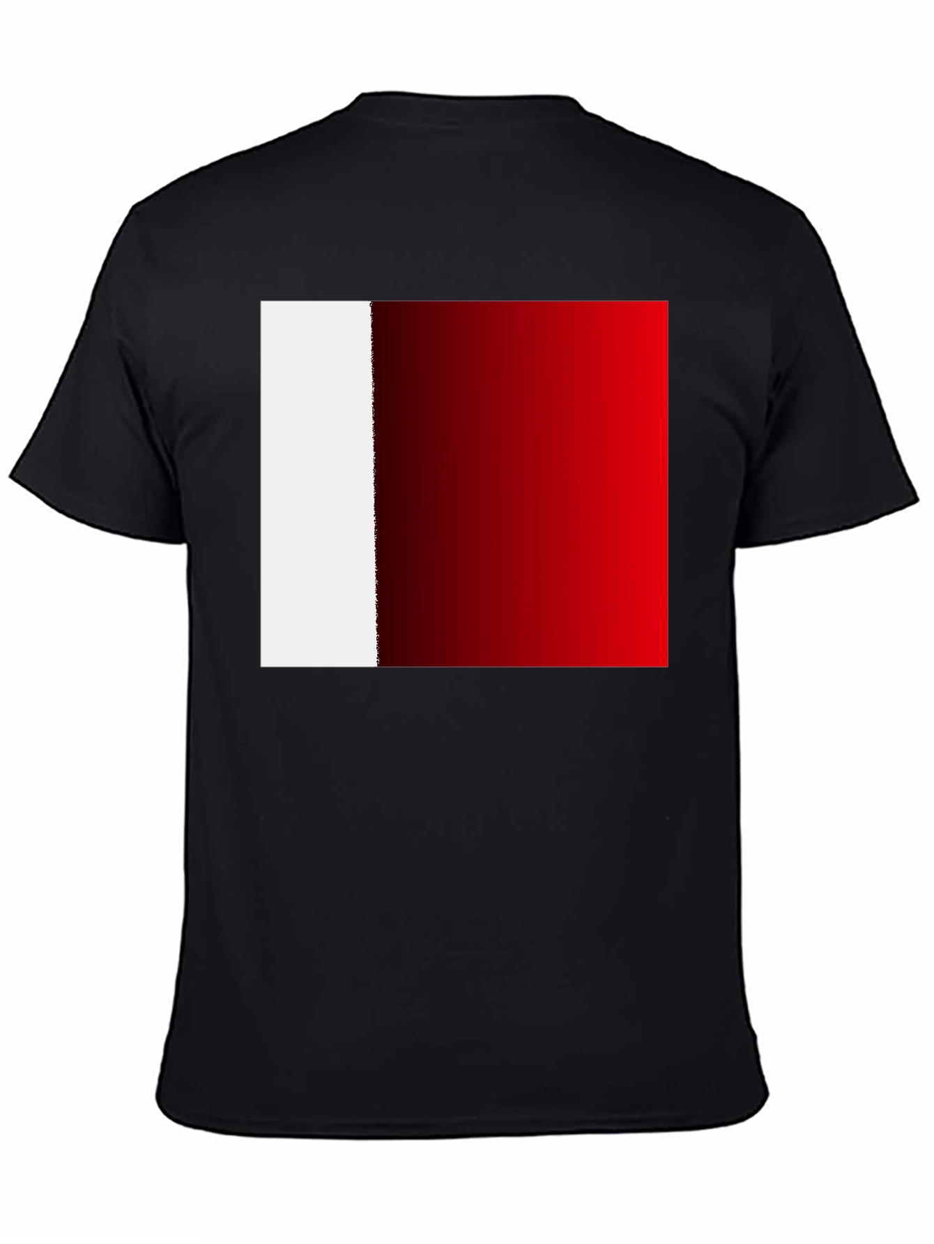 Modern UAE Flag Graphic T-Shirt - Black