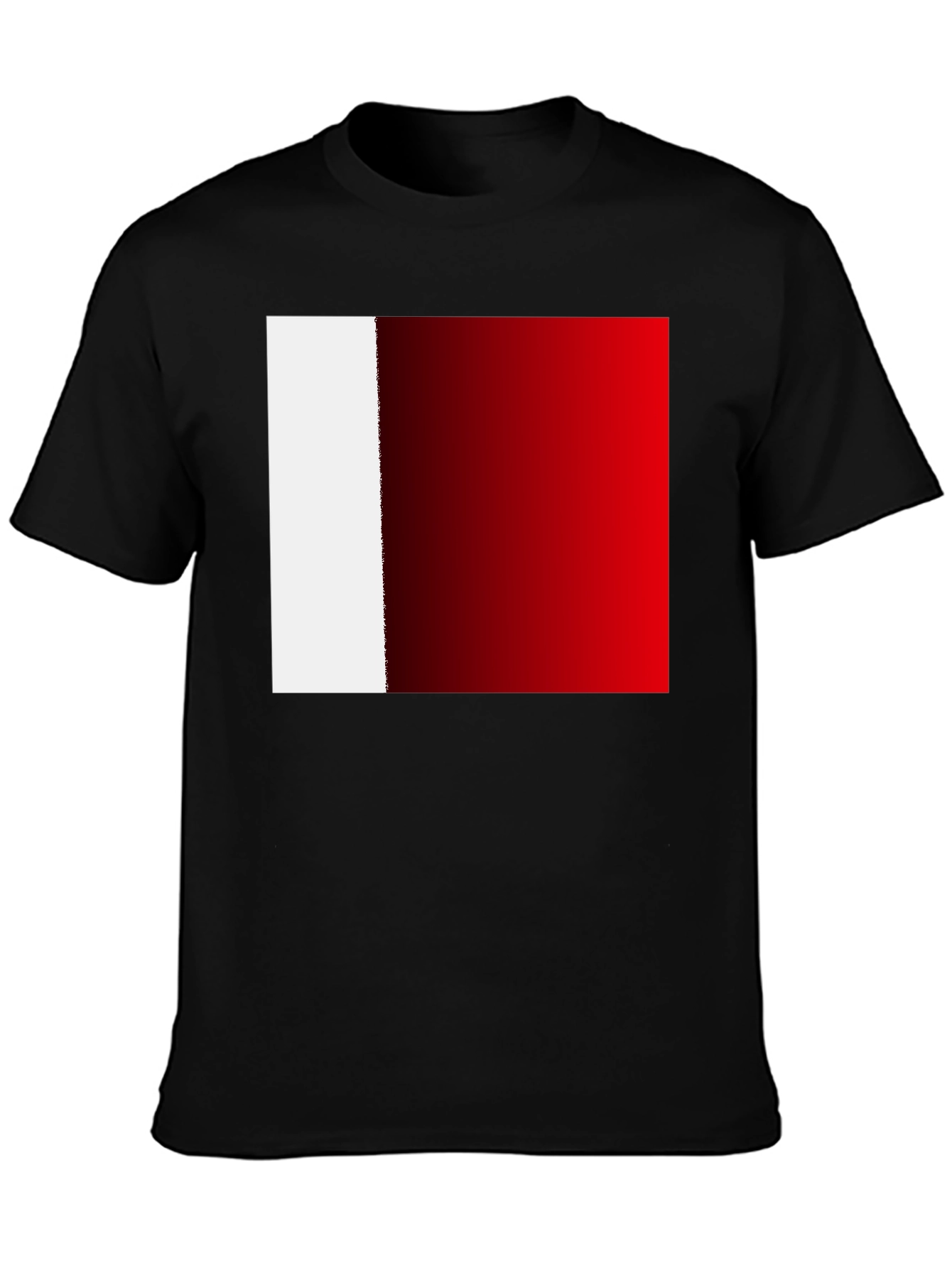 Modern UAE Flag Graphic T-Shirt - Black