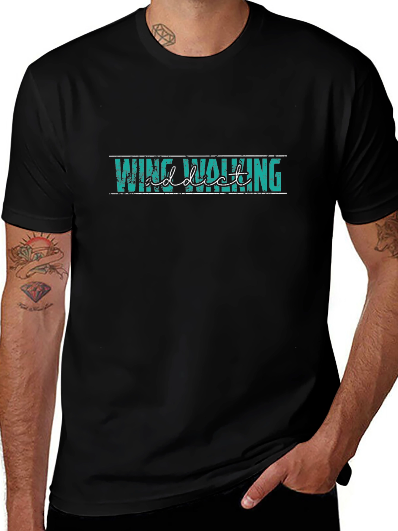Wing Walking Addict Graphic Tee