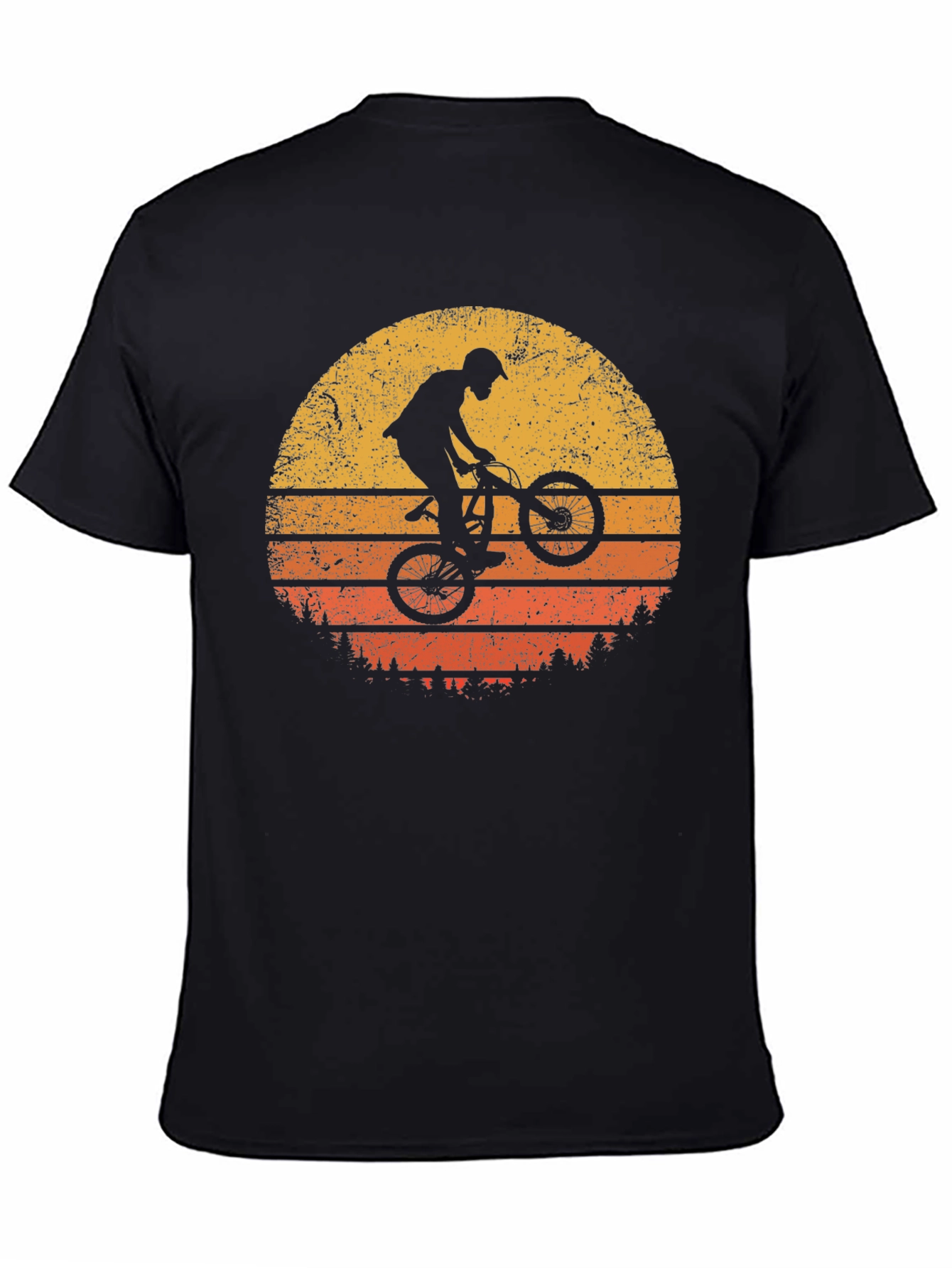 BMX Sunset Graphic Tee - Black