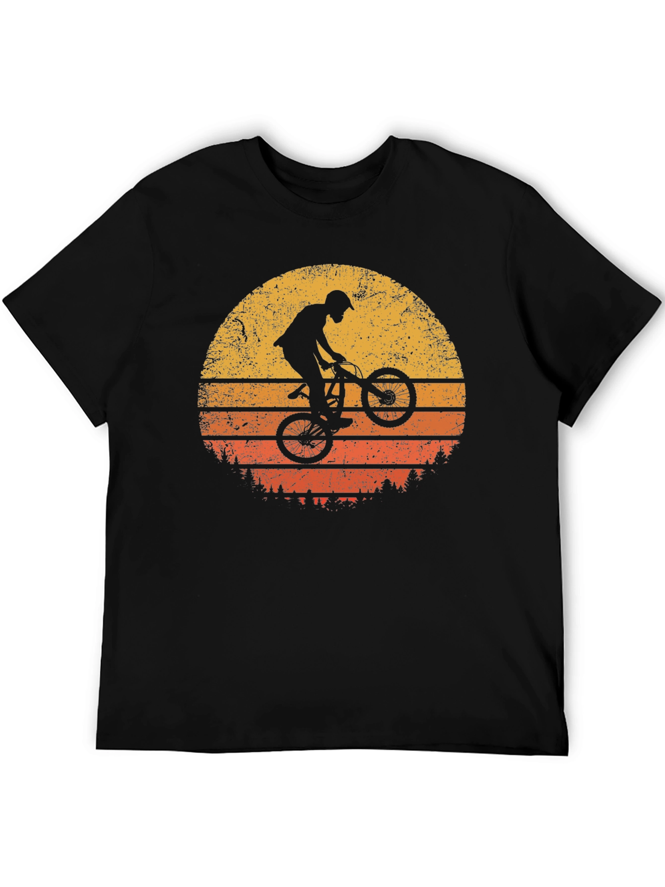 BMX Sunset Graphic Tee - Black