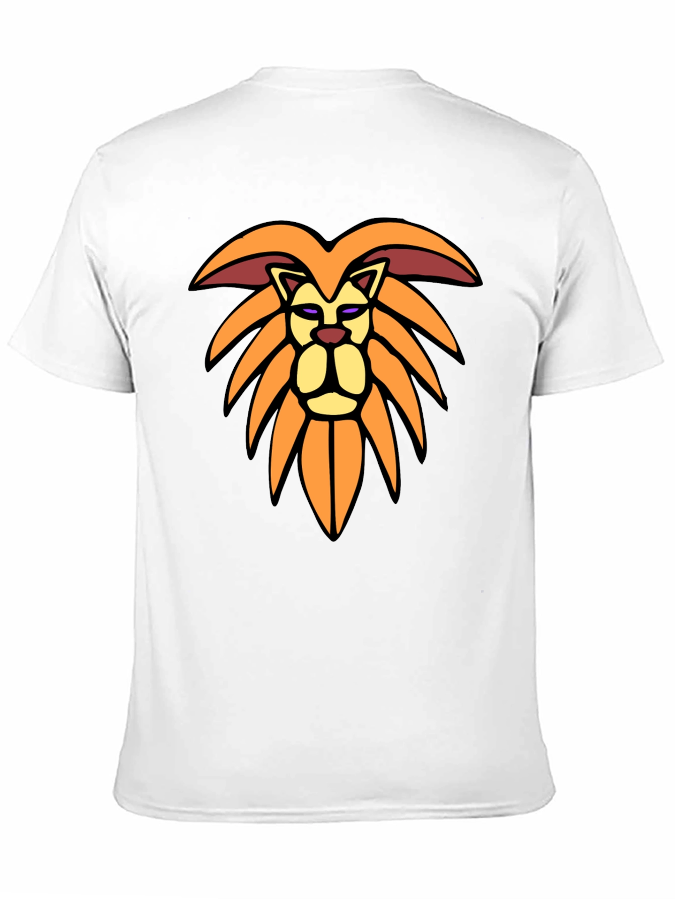 Lion Graphic Tee - Stylish Mens Black T-Shirt
