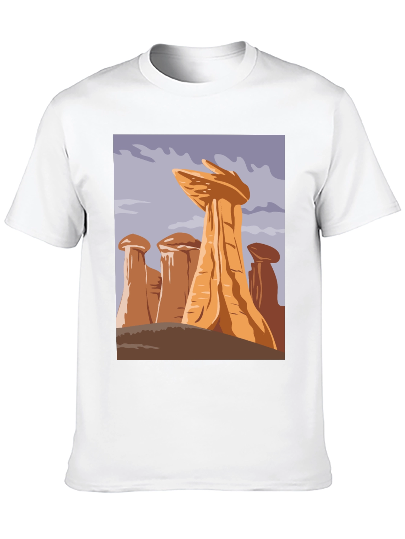 Whimsical Rock Formation T-Shirt