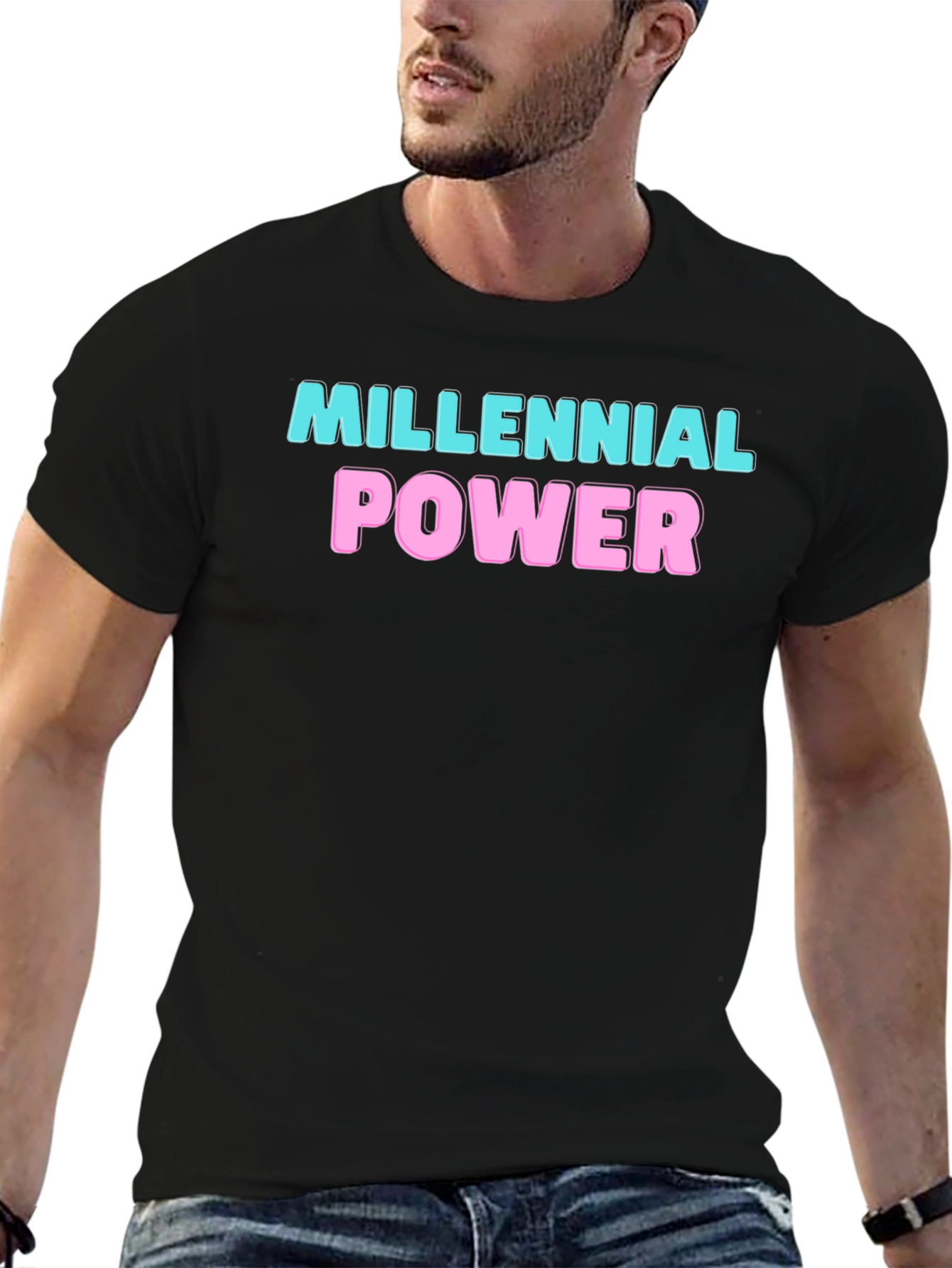 Millennial Power Black T-Shirt