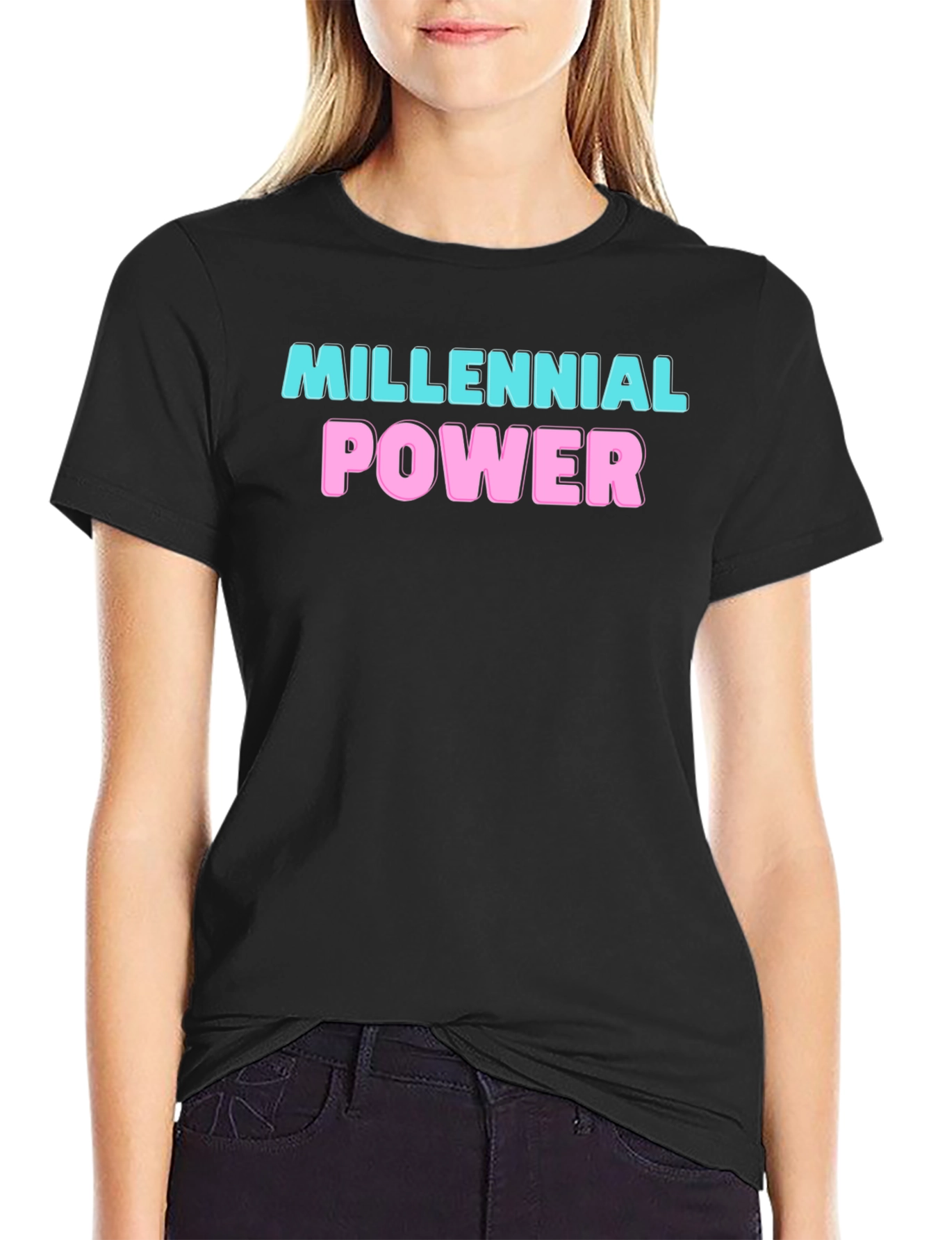 Millennial Power Black T-Shirt