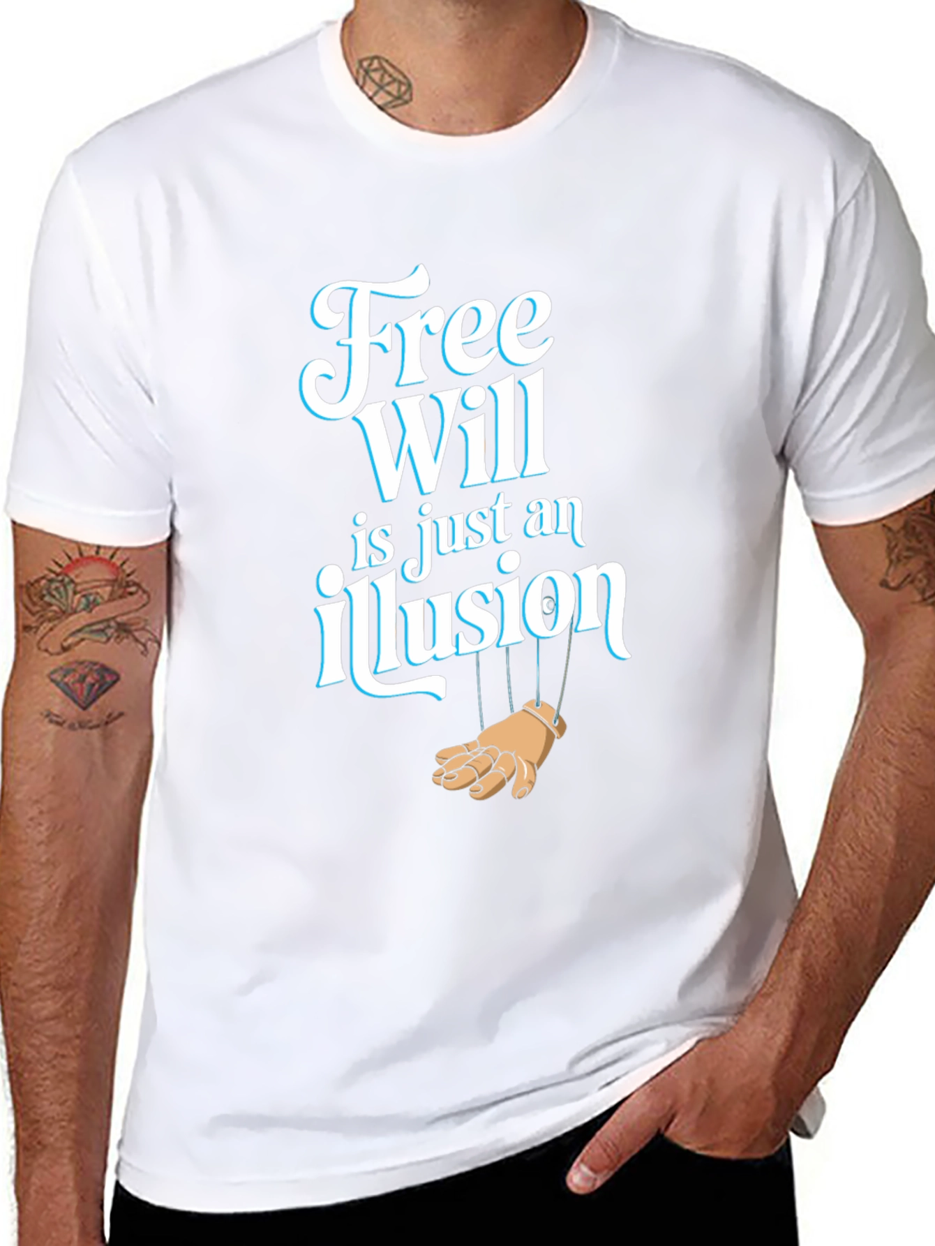 Free Will Illusion Graphic T-Shirt