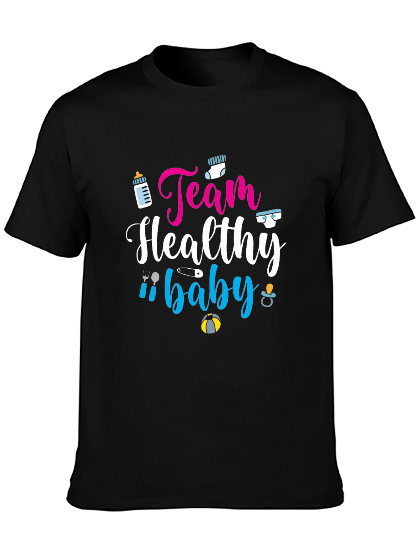 Team Healthy Baby Unisex T-Shirt - Gender Reveal Party