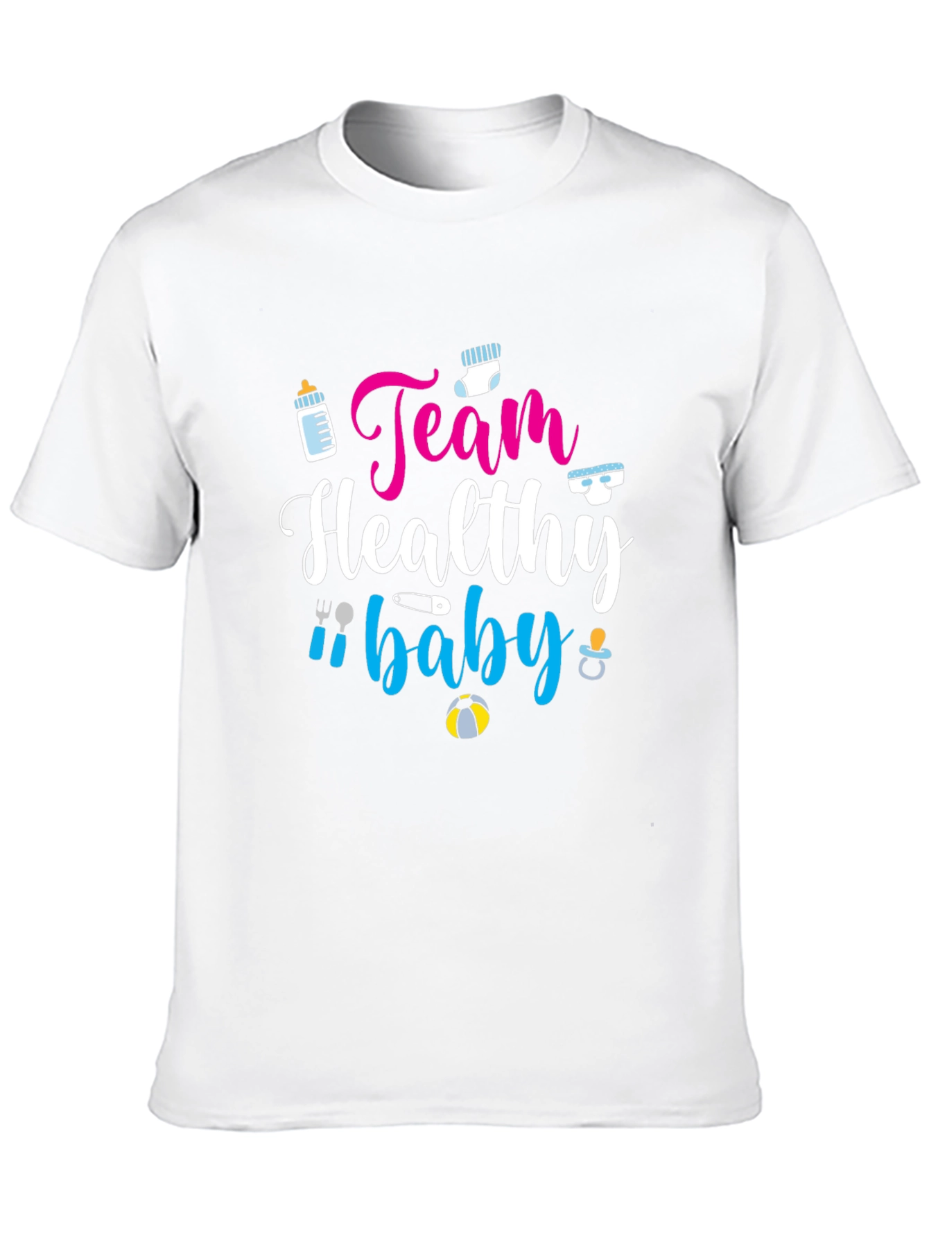 Team Healthy Baby Unisex T-Shirt - Gender Reveal Party