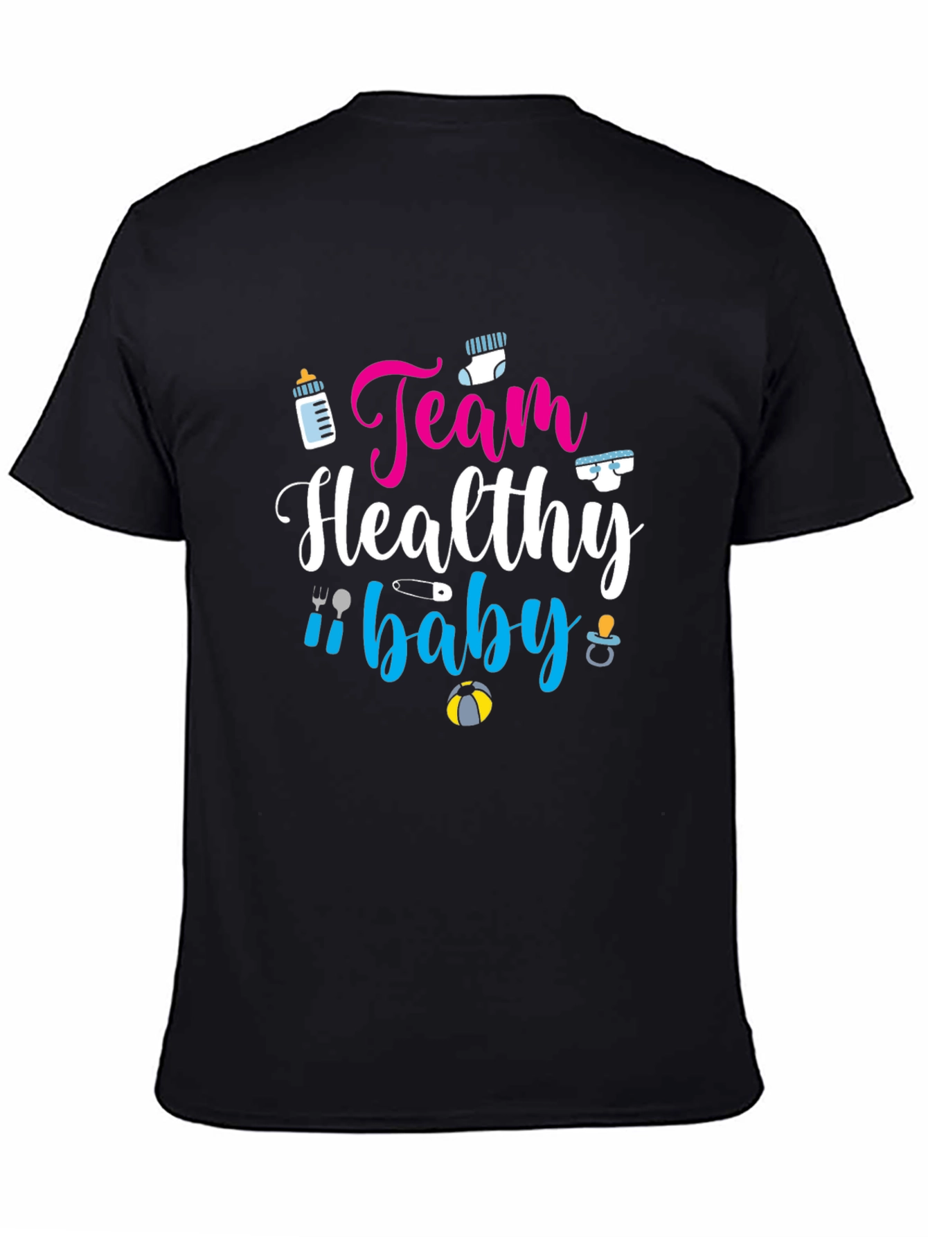 Team Healthy Baby Unisex T-Shirt - Gender Reveal Party