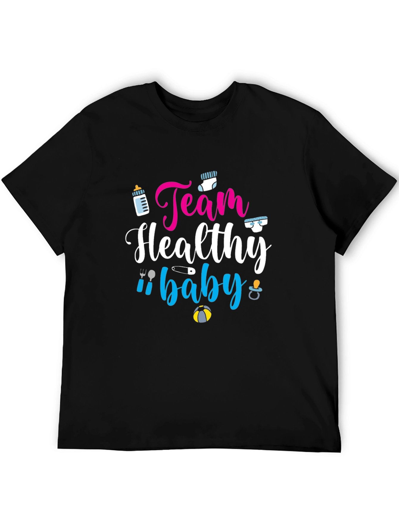 Team Healthy Baby Unisex T-Shirt - Gender Reveal Party