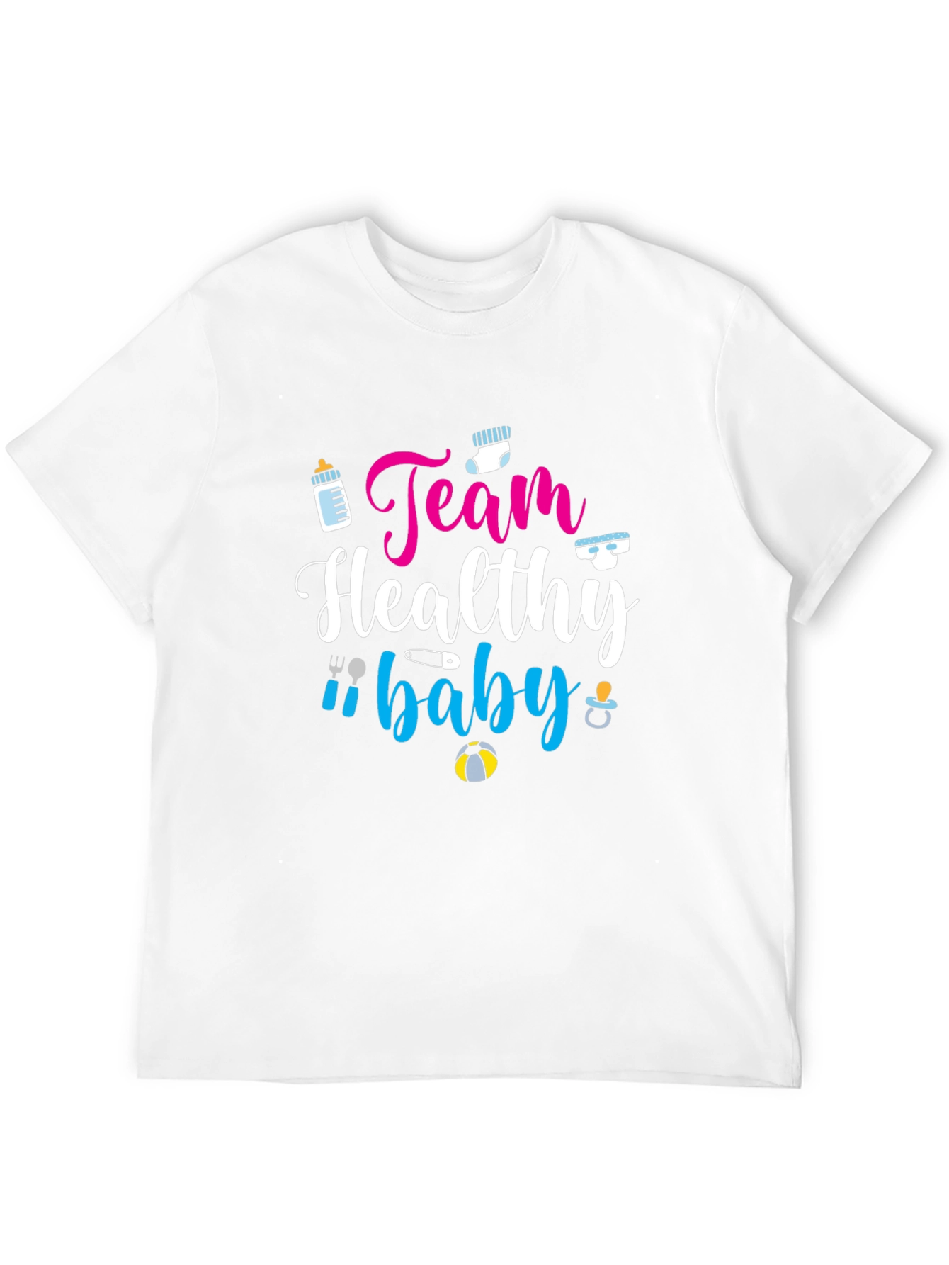 Team Healthy Baby Unisex T-Shirt - Gender Reveal Party
