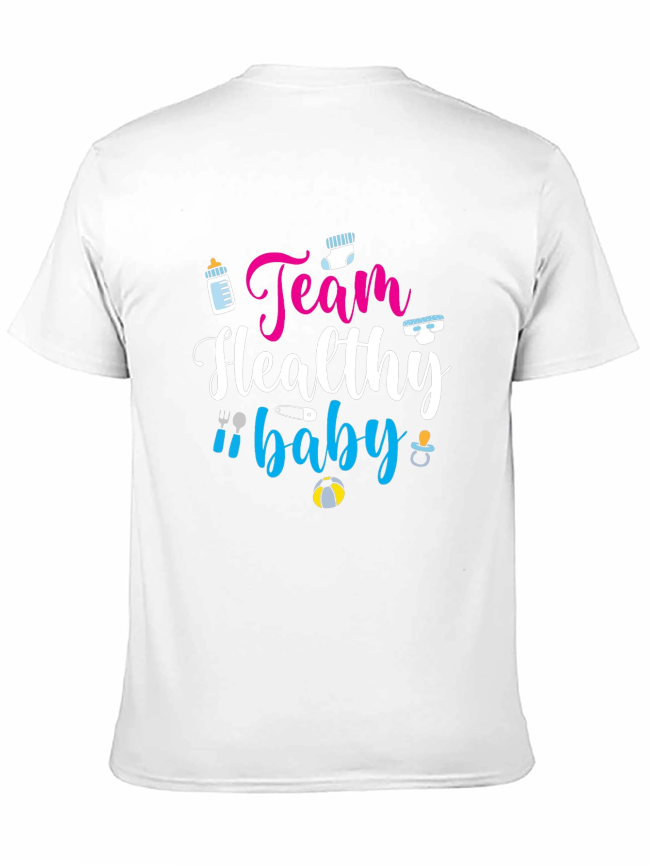 Team Healthy Baby Unisex T-Shirt - Gender Reveal Party