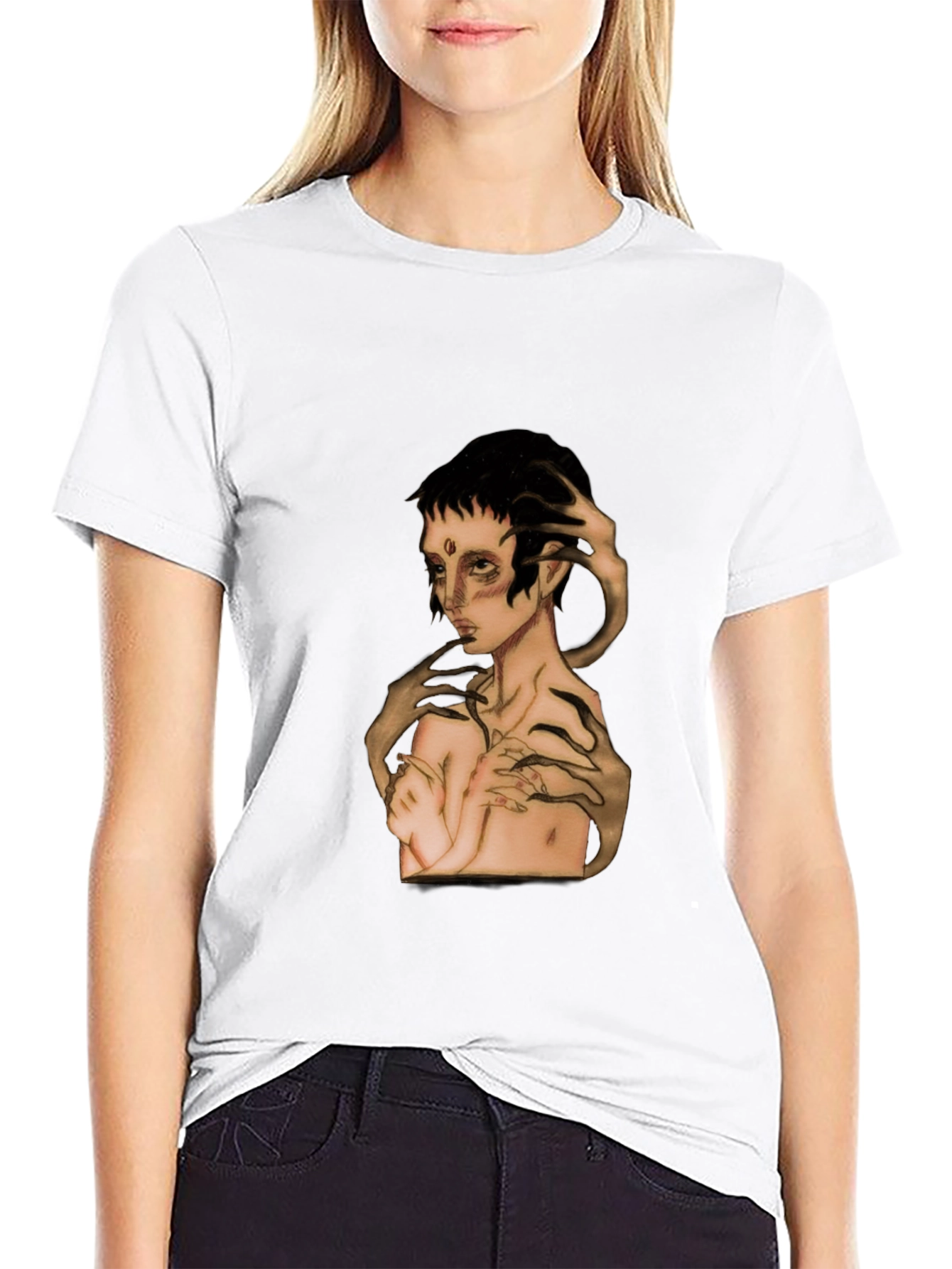 Unique Graphic Tee - Artsy Design