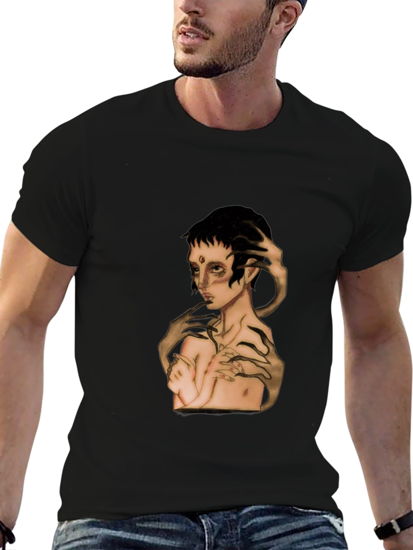 Unique Graphic Tee - Artsy Design