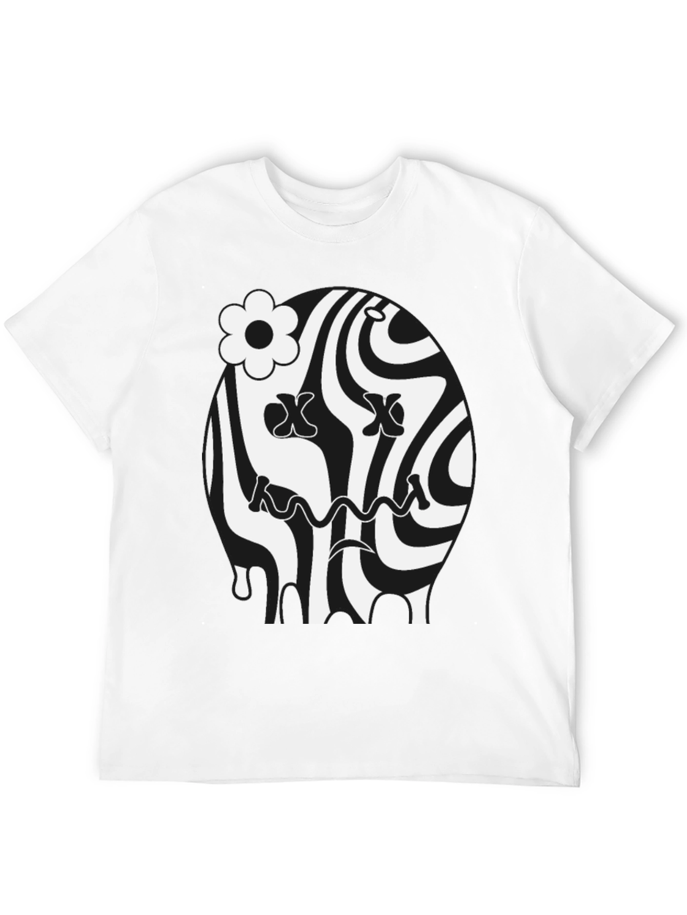 Groovy Black Graphic Tee