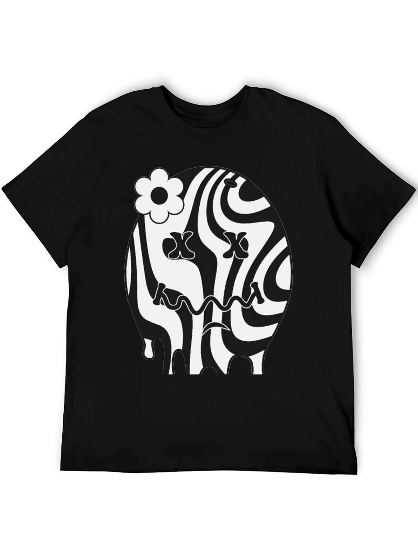 Groovy Black Graphic Tee