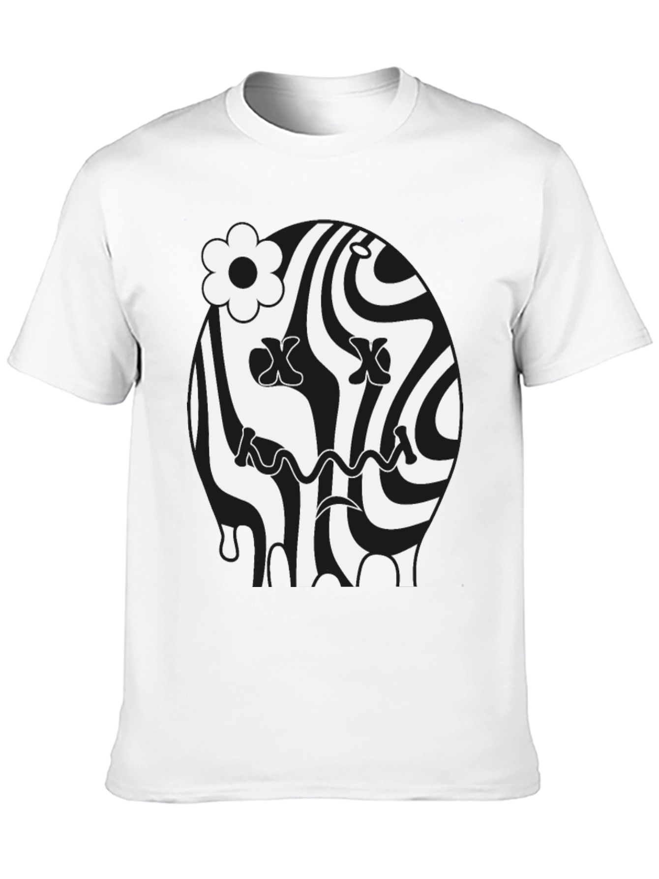 Groovy Black Graphic Tee