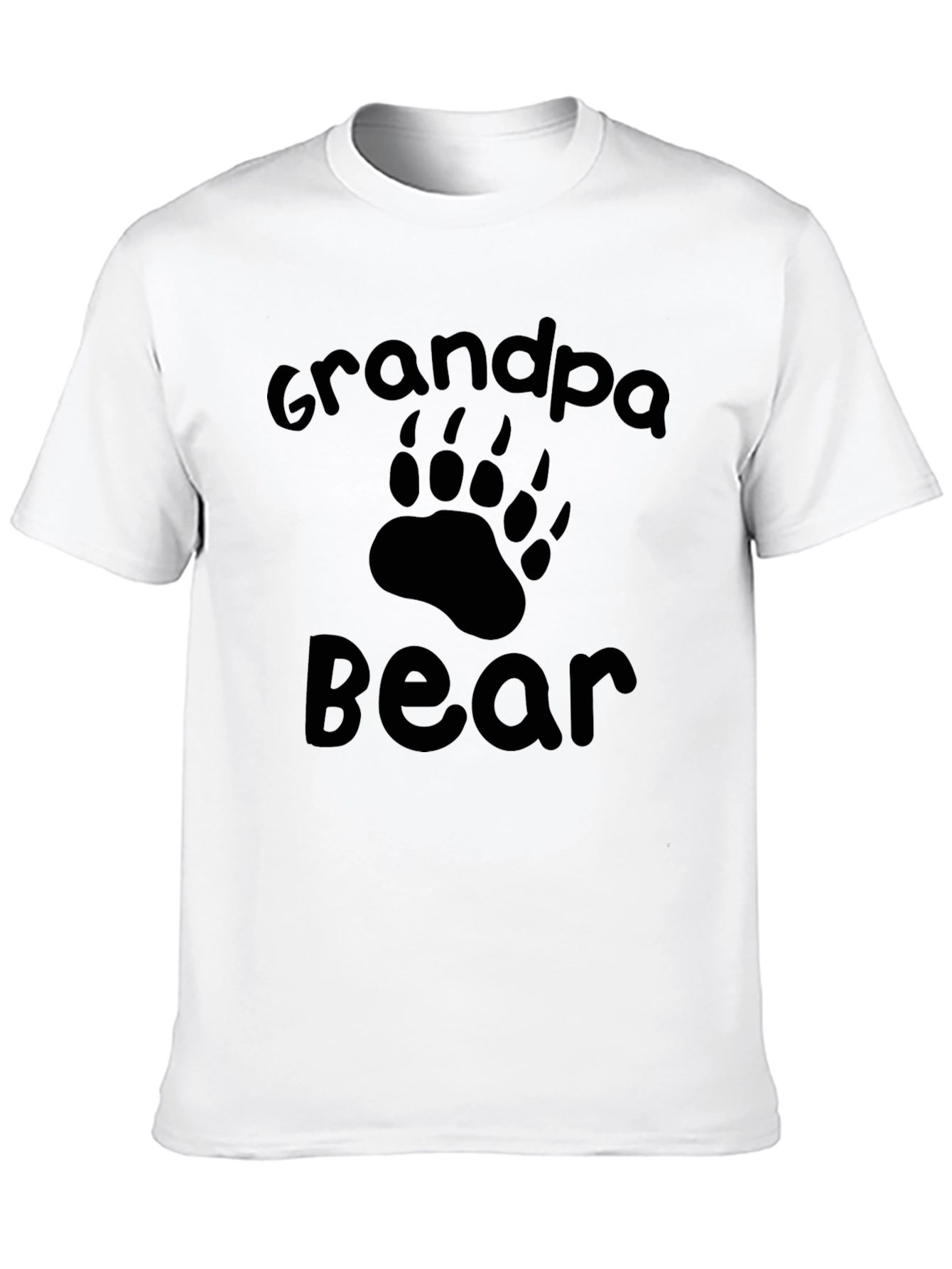Grandpa Bear Black T-Shirt