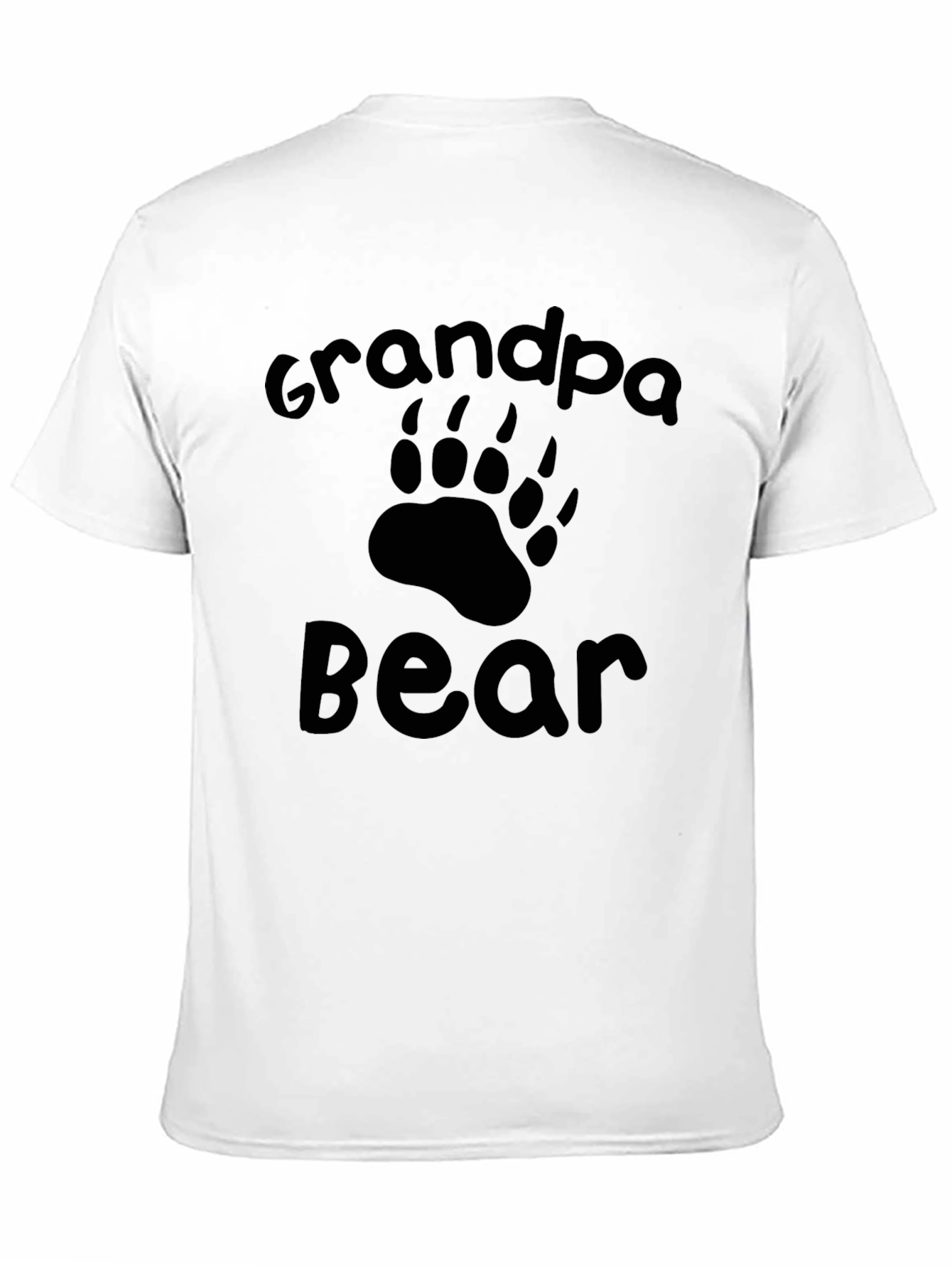 Grandpa Bear Black T-Shirt