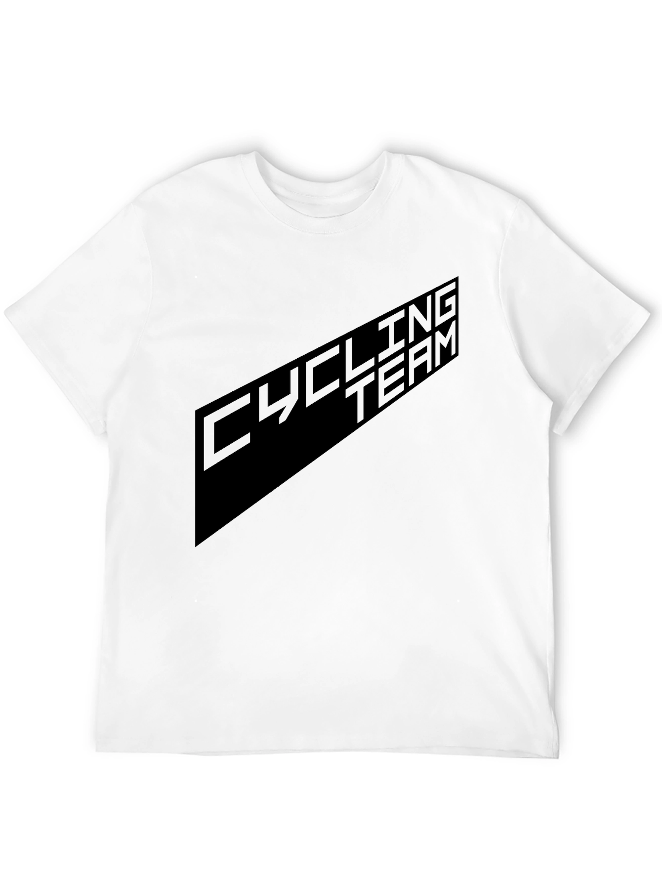 Cycling Team Black Graphic T-Shirt