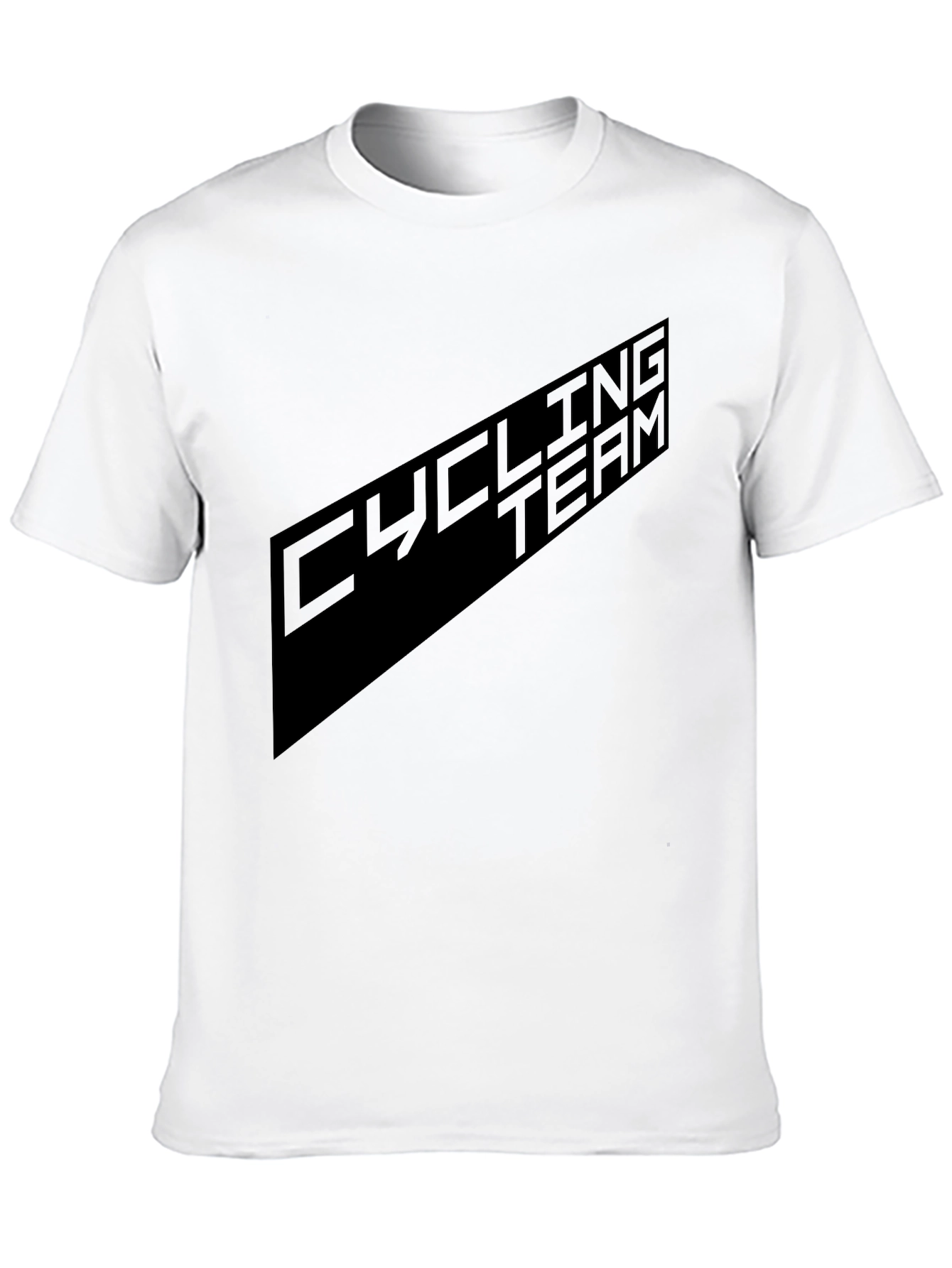Cycling Team Black Graphic T-Shirt