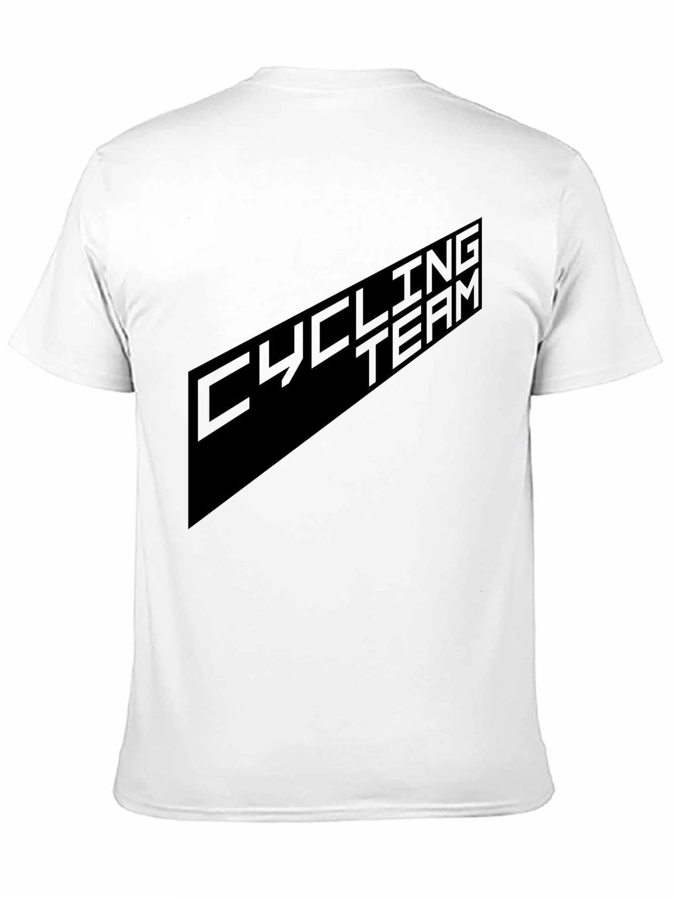 Cycling Team Black Graphic T-Shirt