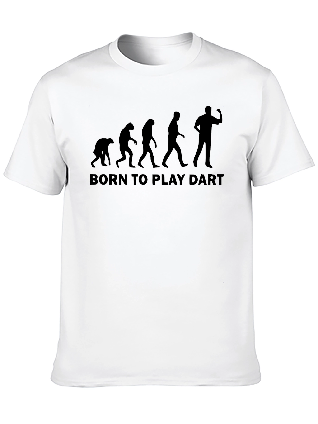Born To Play Dart Evolution Black T-Shirt