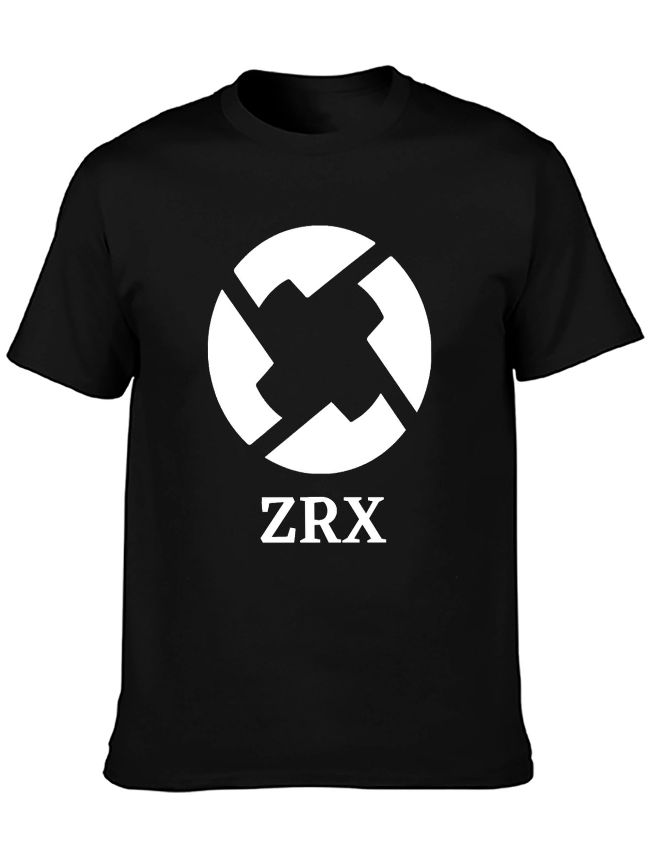 ZRX Logo Black T-Shirt - Stylish Crypto Tee