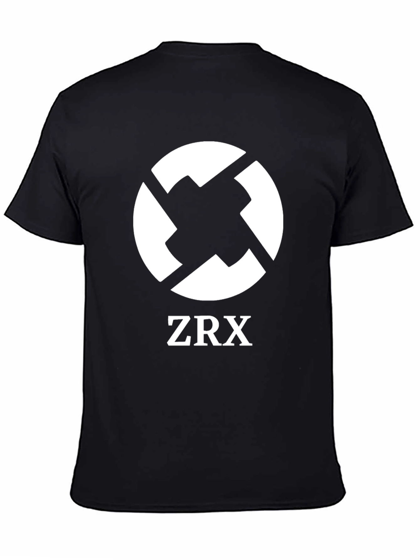 ZRX Logo Black T-Shirt - Stylish Crypto Tee