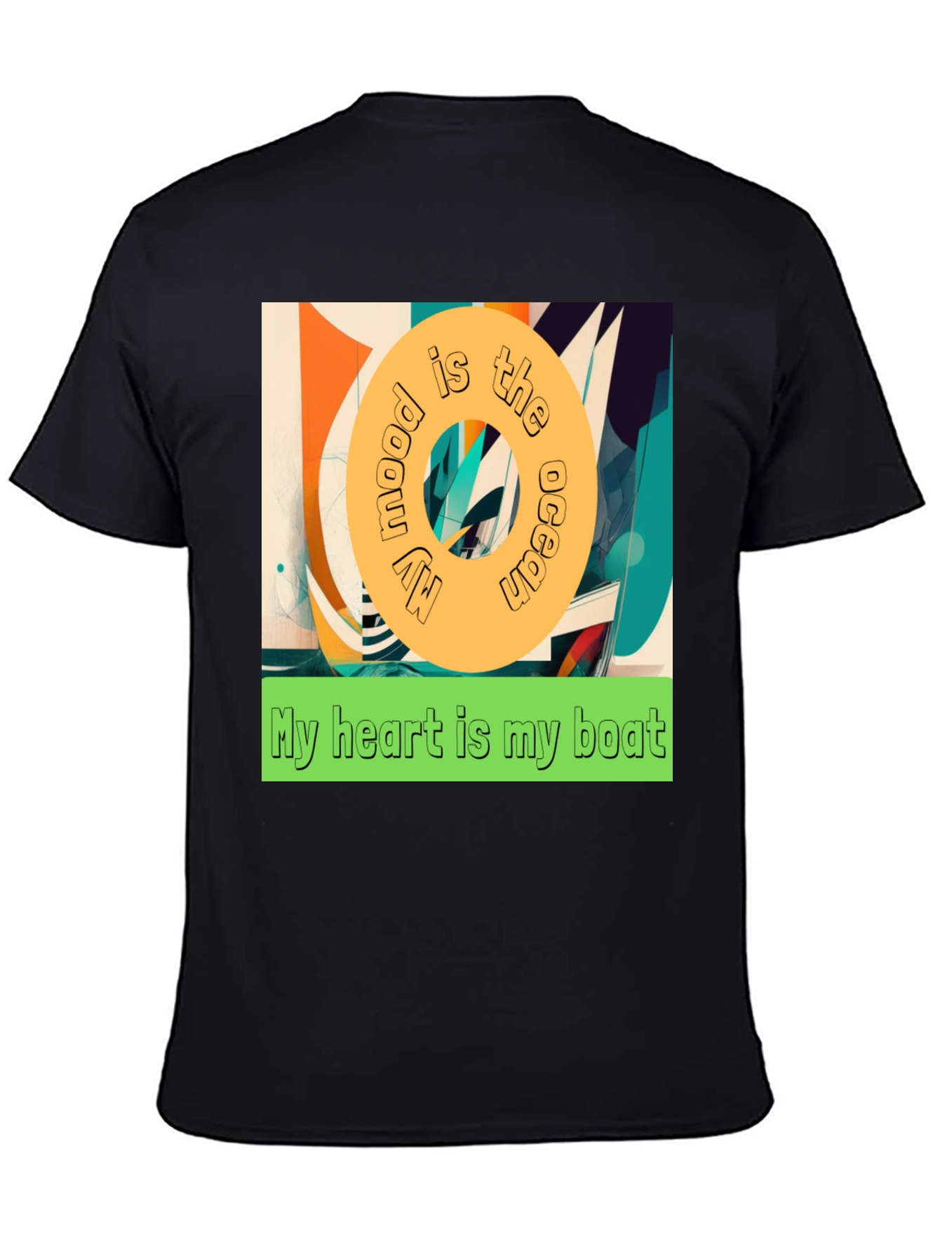 Ocean Mood Boat Heart Graphic Tee