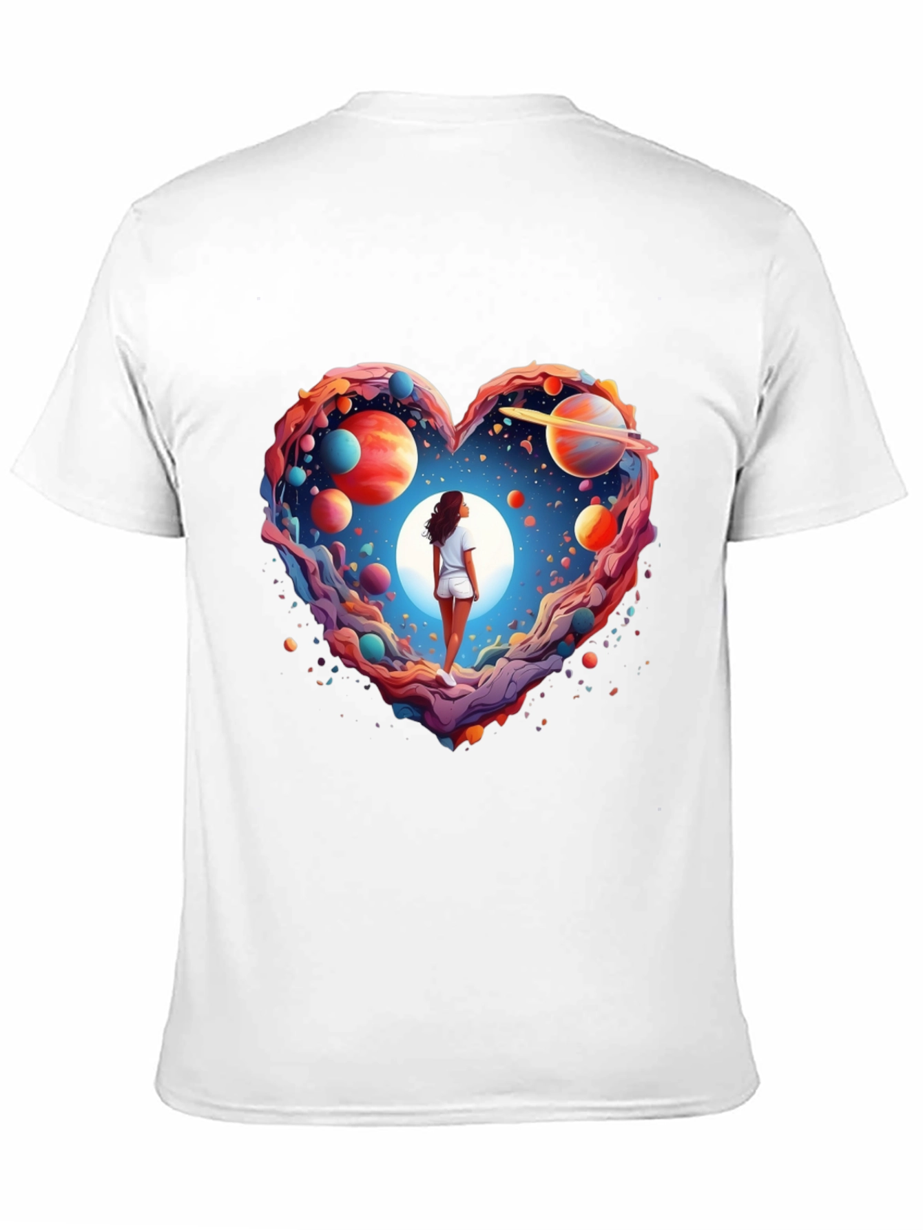 Cosmic Love Heart Graphic Tee